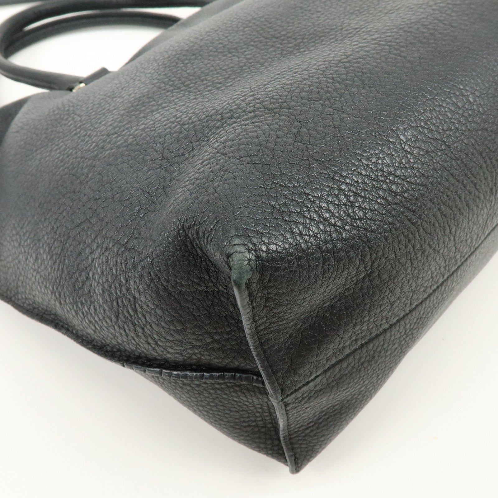 Chloe See By Chloe Leather 2Way Bag Shoulder Bag Hand Bag Black