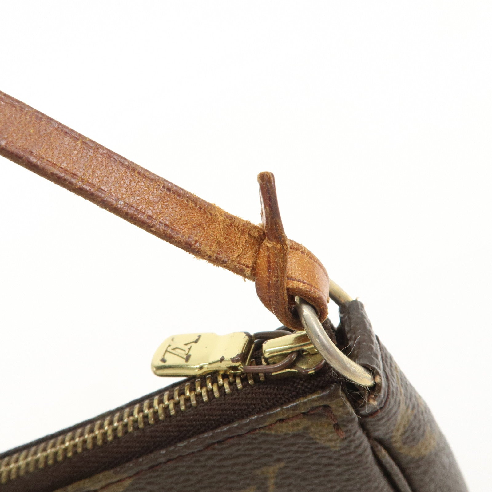 Louis Vuitton Monogram Pochette Accessories Pouch Hand Bag M51980 Used