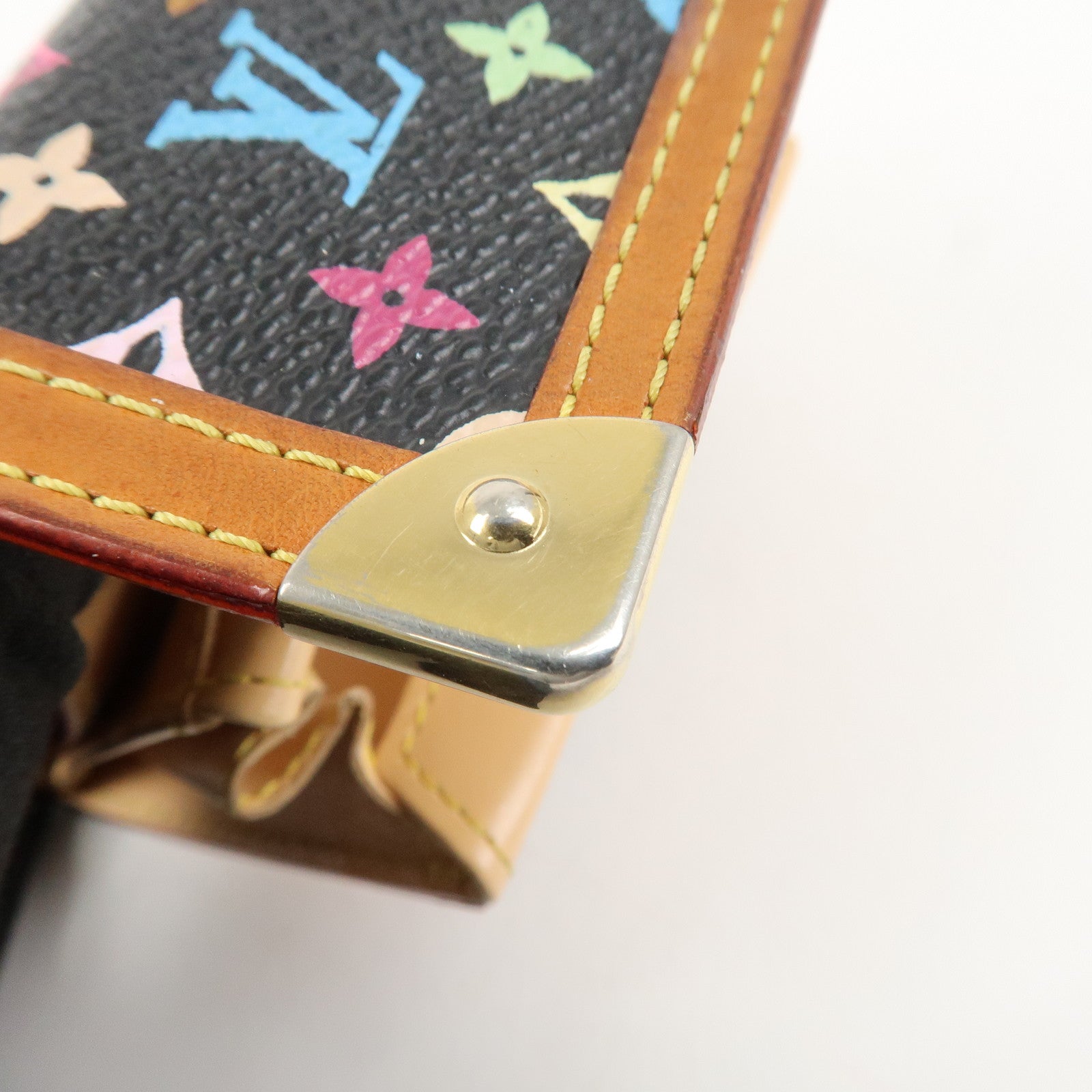 Louis Vuitton Monogram Multicolor Porte Monnaie Plat M92656 Used