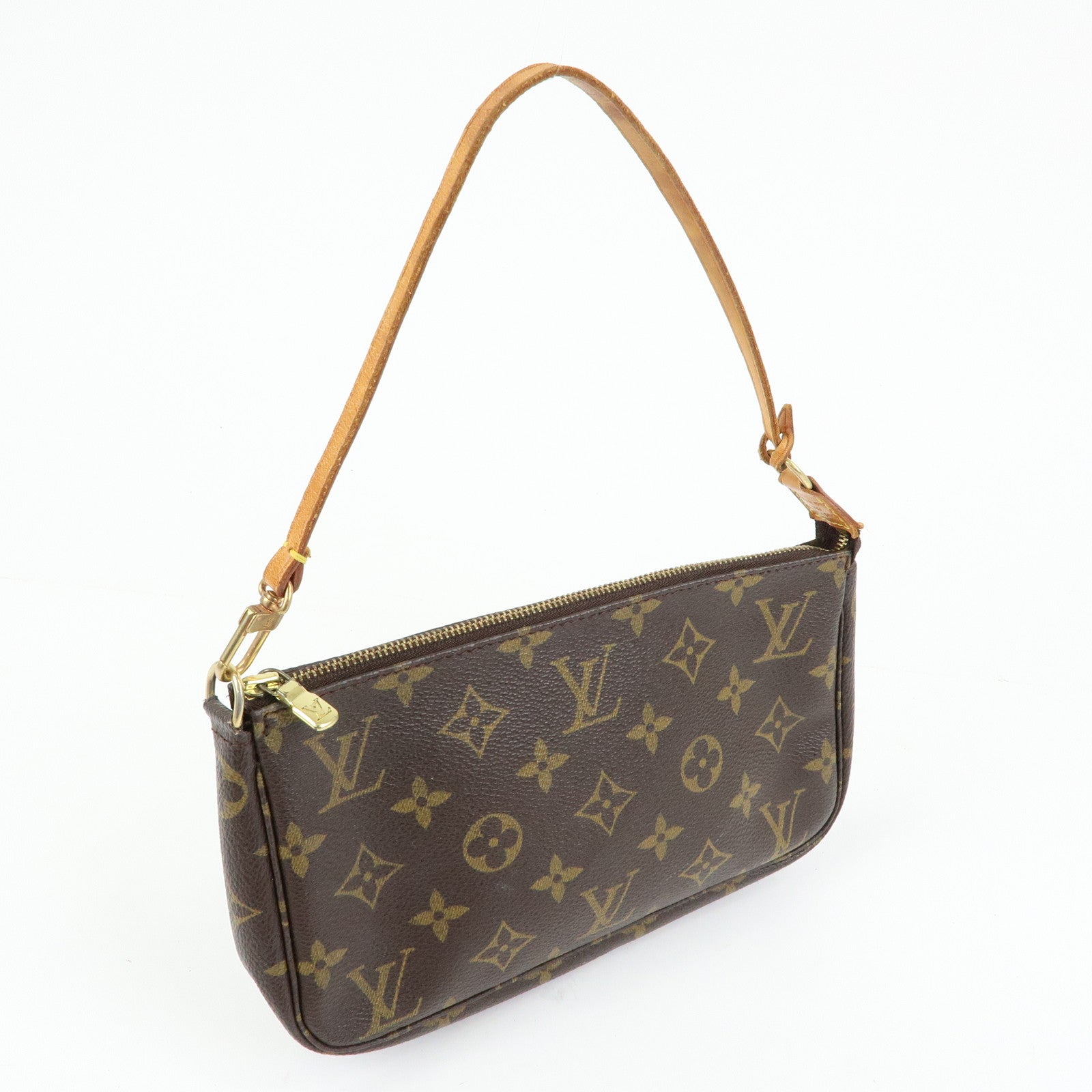 Louis Vuitton Monogram Pochette Accessoires Pouch Hand Bag M51980