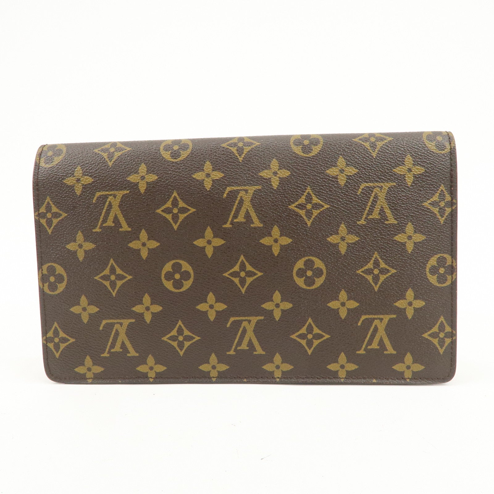 Louis Vuitton Monogram Chailot Clutch Bag Brown M51788