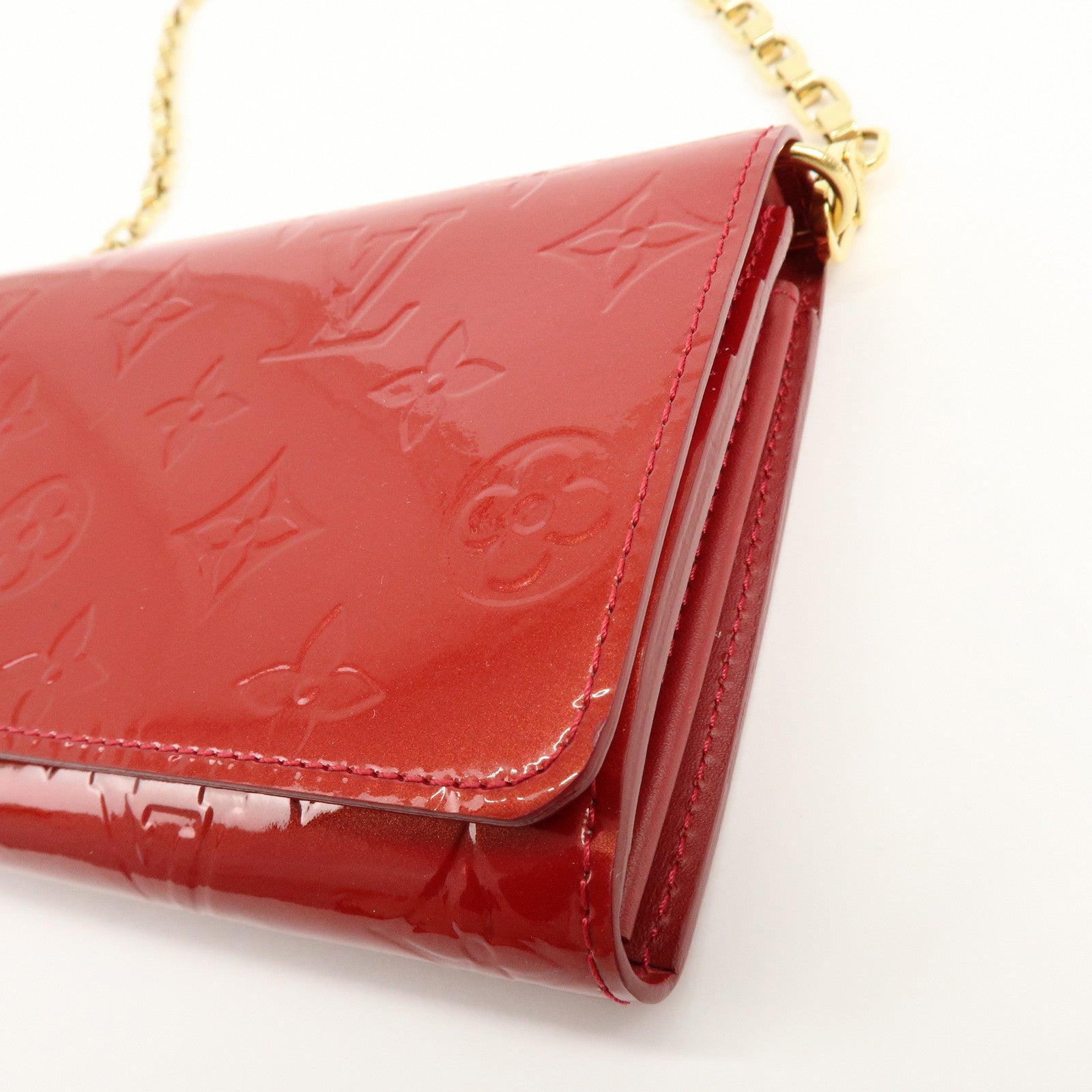 Louis Vuitton Monogram Vernis Portefeuille Sarah Chain Bag M90206