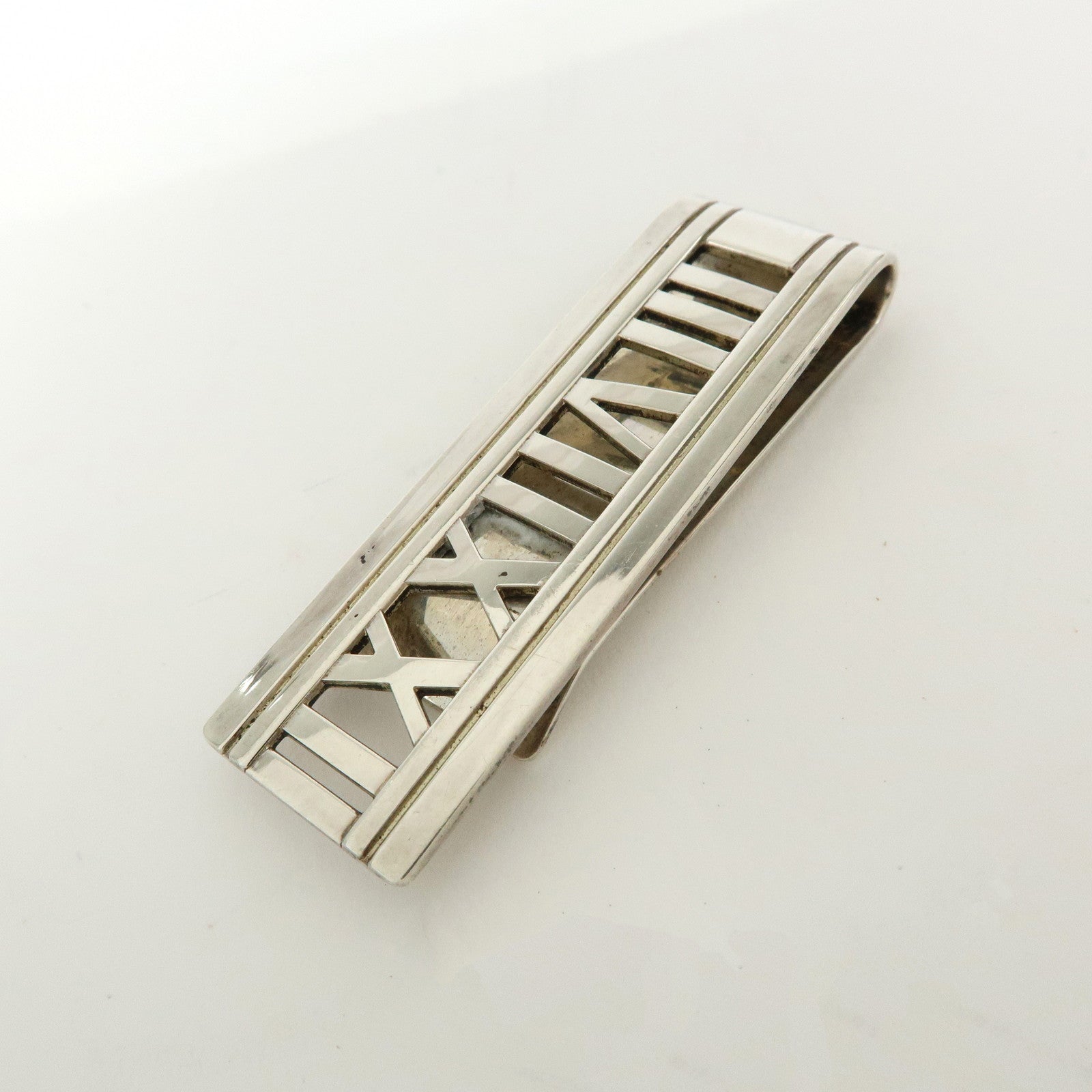 Tiffany & Co Set of 2 SV925 Money Clip Bill Clip Atlas Silver