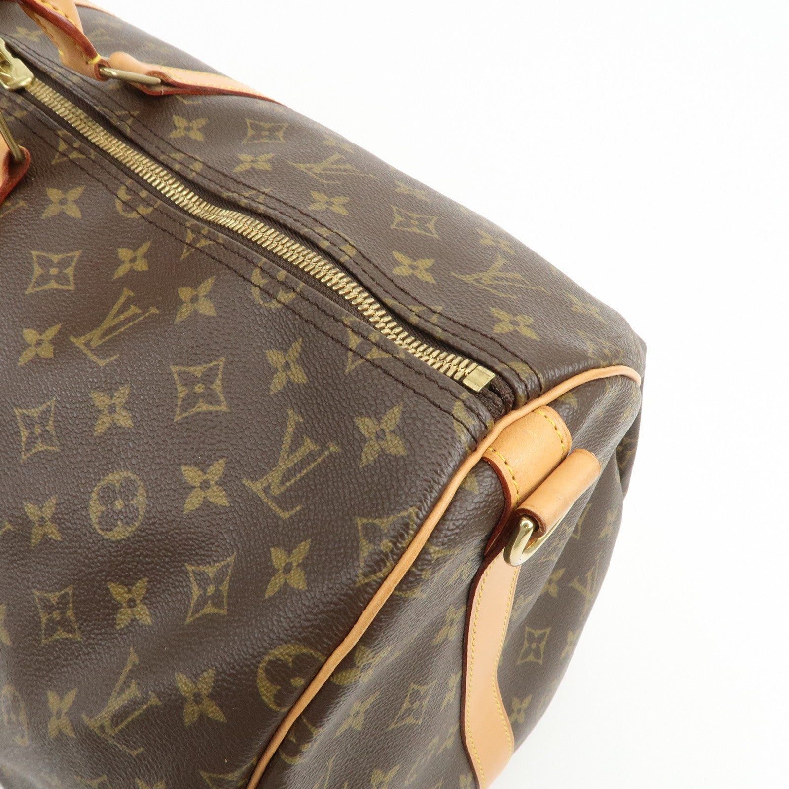 Louis Vuitton Monogram Keep All Bandouliere 55 Boston Bag M41414