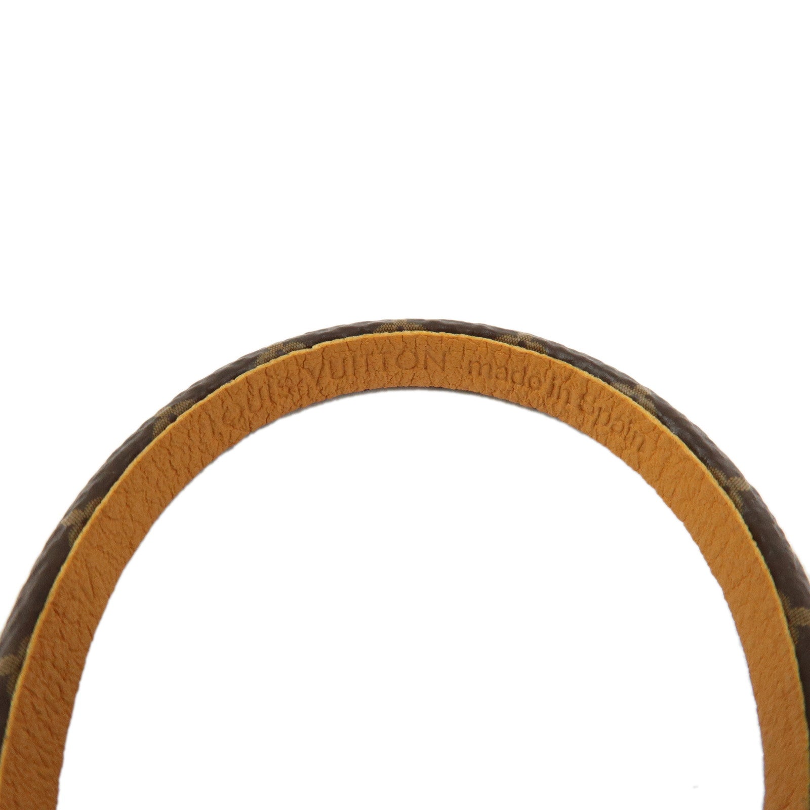 Louis Vuitton Monogram Bracelet Crazy In Lock Size 17 Brown M6451
