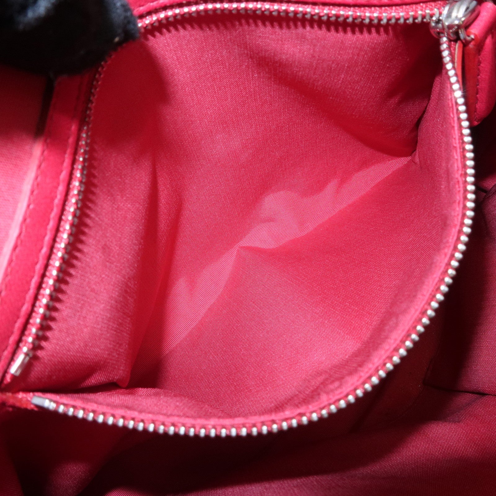 Christian Dior Leather 2Way Bag Hand Bag Shoulder Bag Pink Used