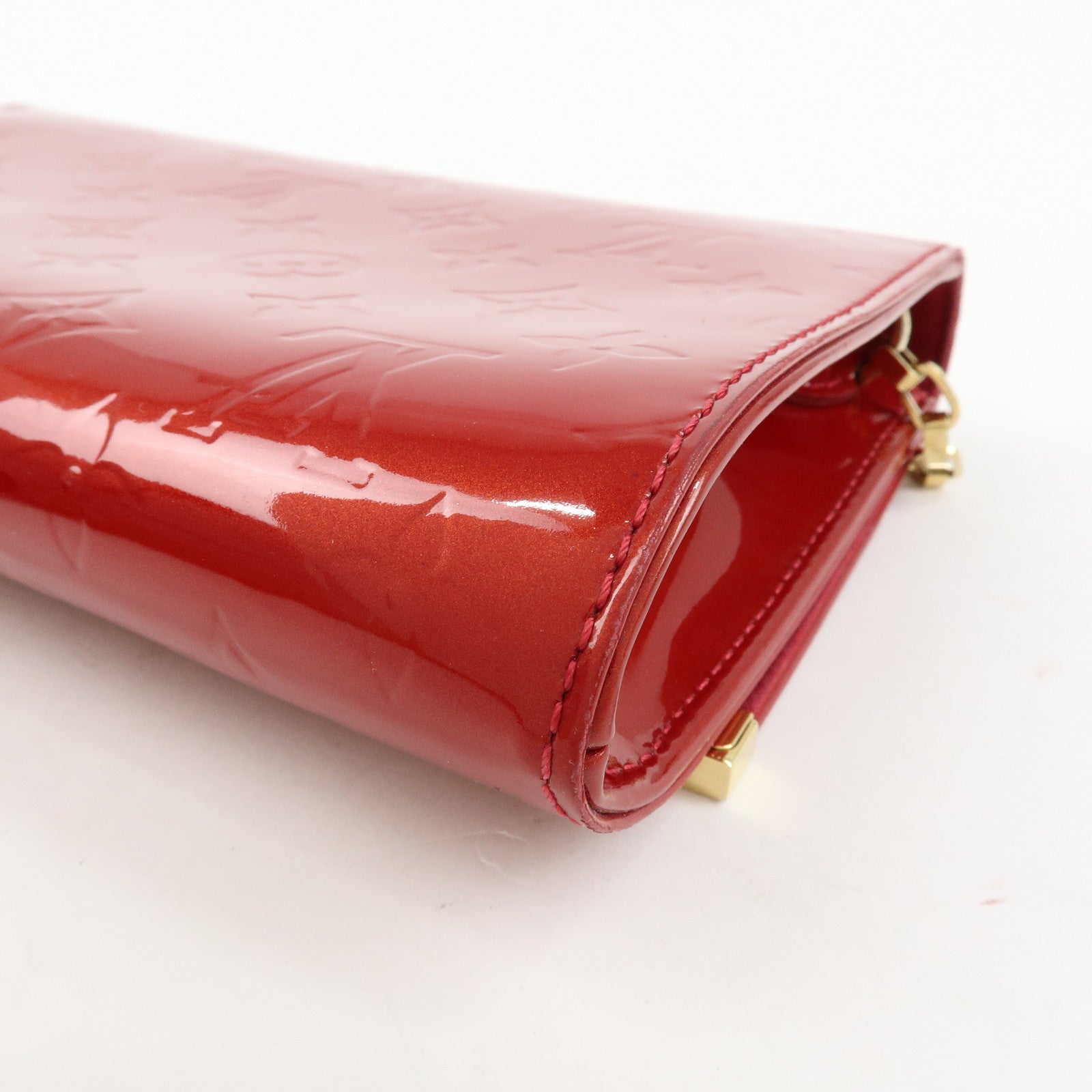 Louis Vuitton Monogram Vernis Leather Clutch Ana 3Way Bag M90095