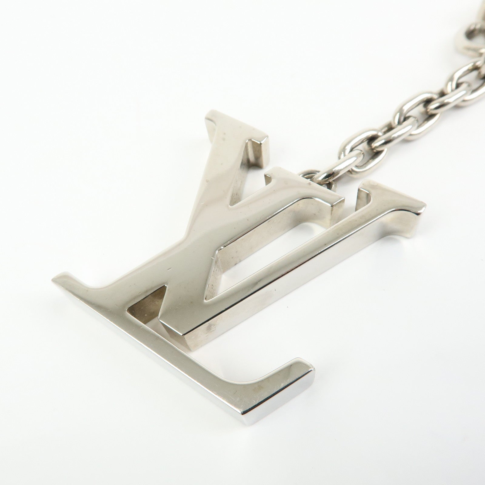 Louis Vuitton Porte Cles Initiales LV Bag Charm Silver M65071