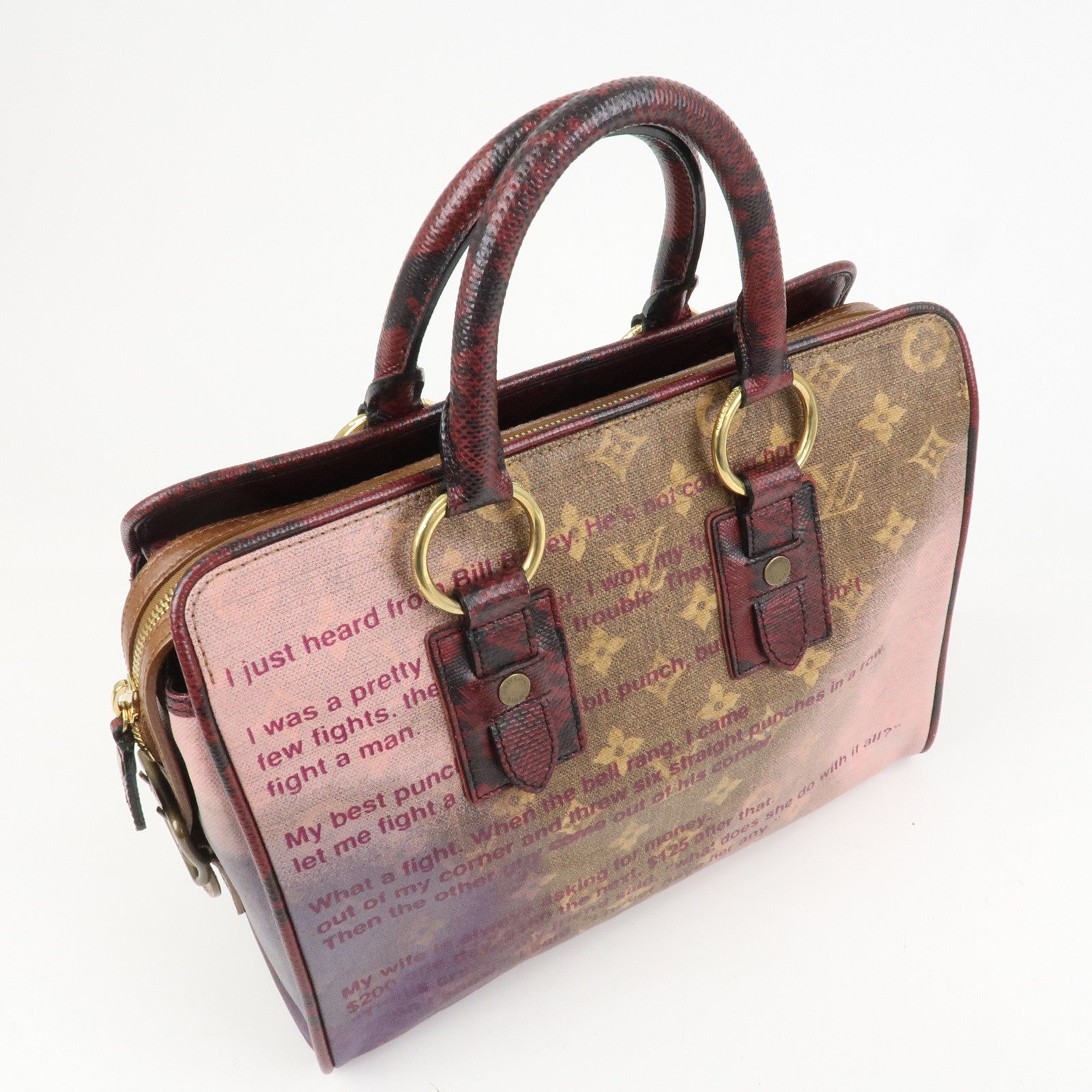 Louis Vuitton Monogram Jokes Graduate Tote Bag Violet M95739