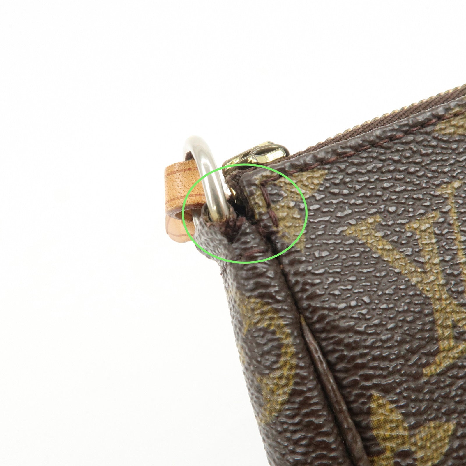 Louis Vuitton Monogram Pochette Accessoires Pouch Hand Bag M51980