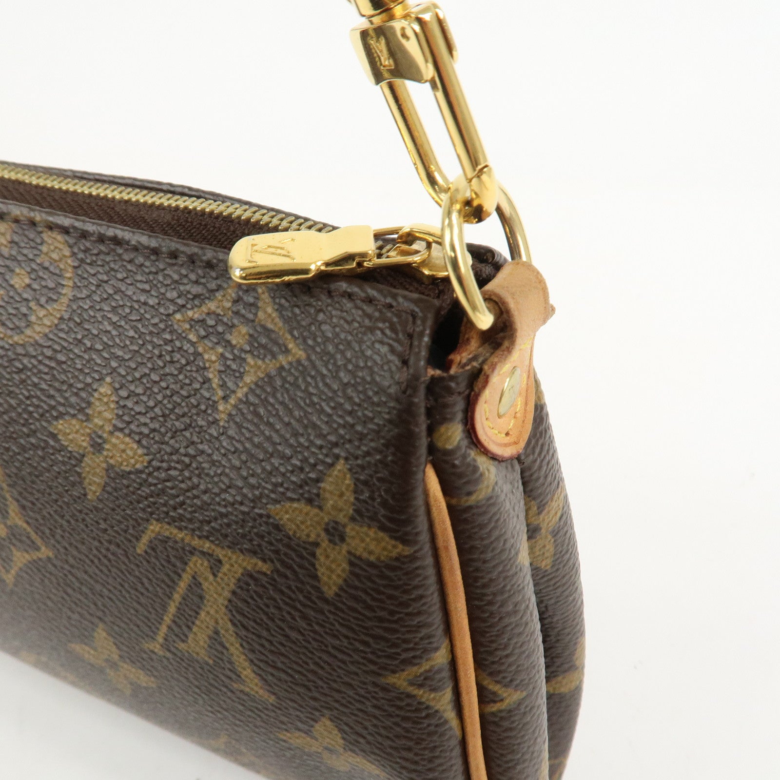 Louis Vuitton Monogram Eva 2Way Pouch Shoulder Bag Brown M95567