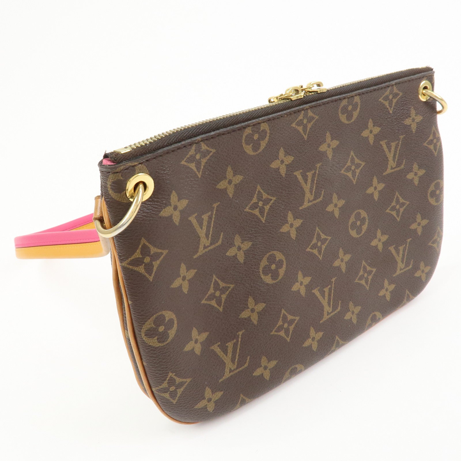 Louis Vuitton Monogram Canvas Lorette Shoulder Bag Hot Pink M44053