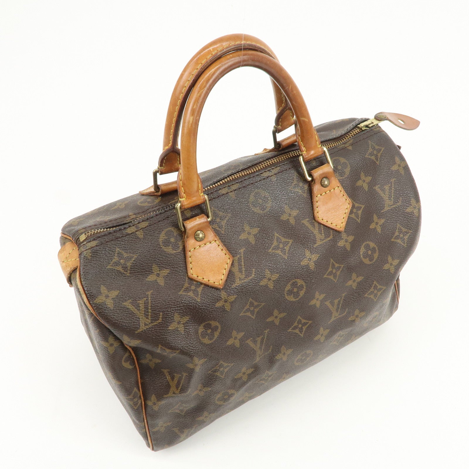 Louis Vuitton Monogram Speedy 30 Boston Bag Hand Bag Brown M41526