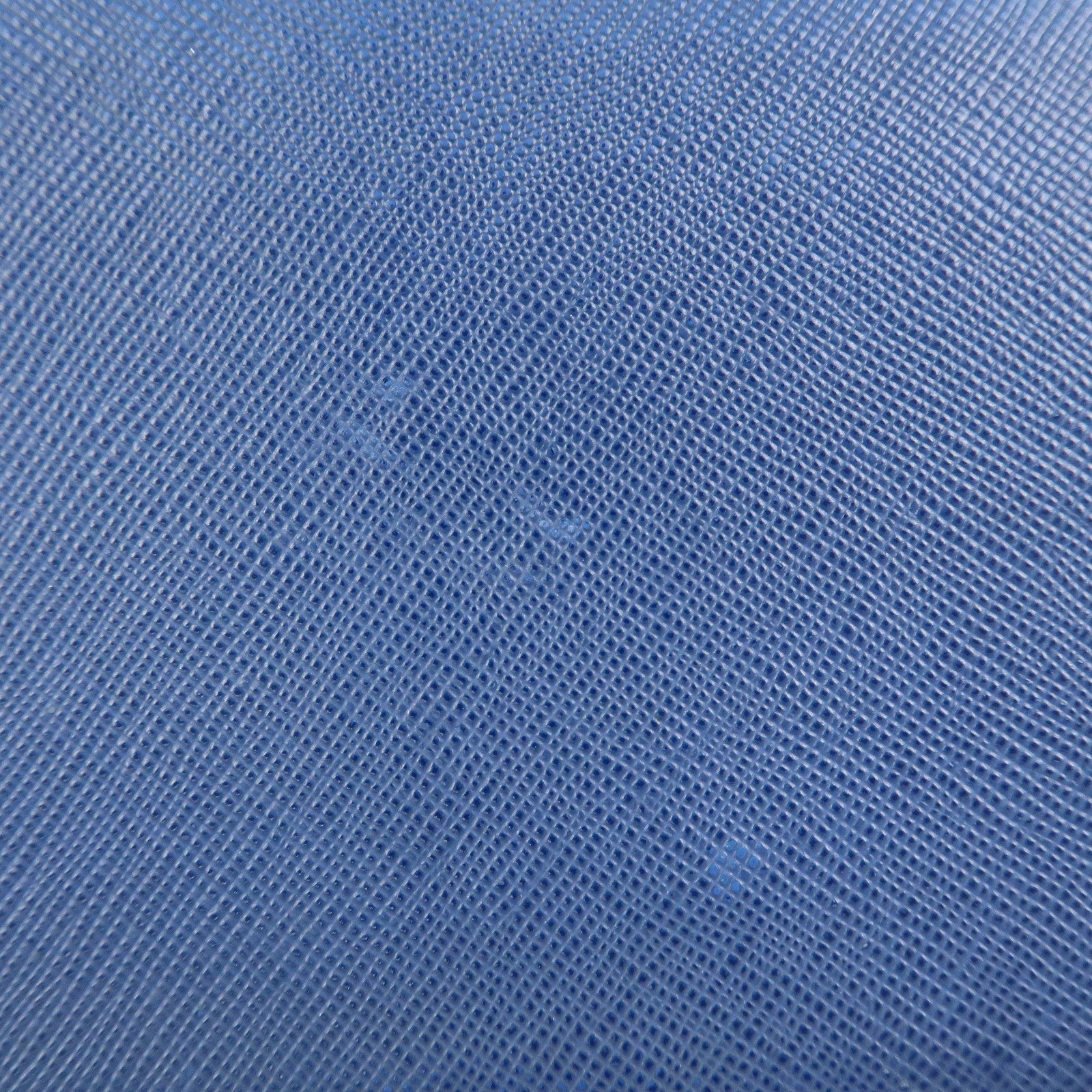 PRADA Logo Saffiano Leather Chain Shoulder Wallet WOC Blue 1M1290