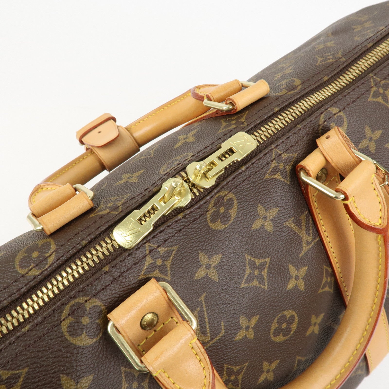 Louis Vuitton Monogram Keep All Bandouliere 45 Boston Bag M41418