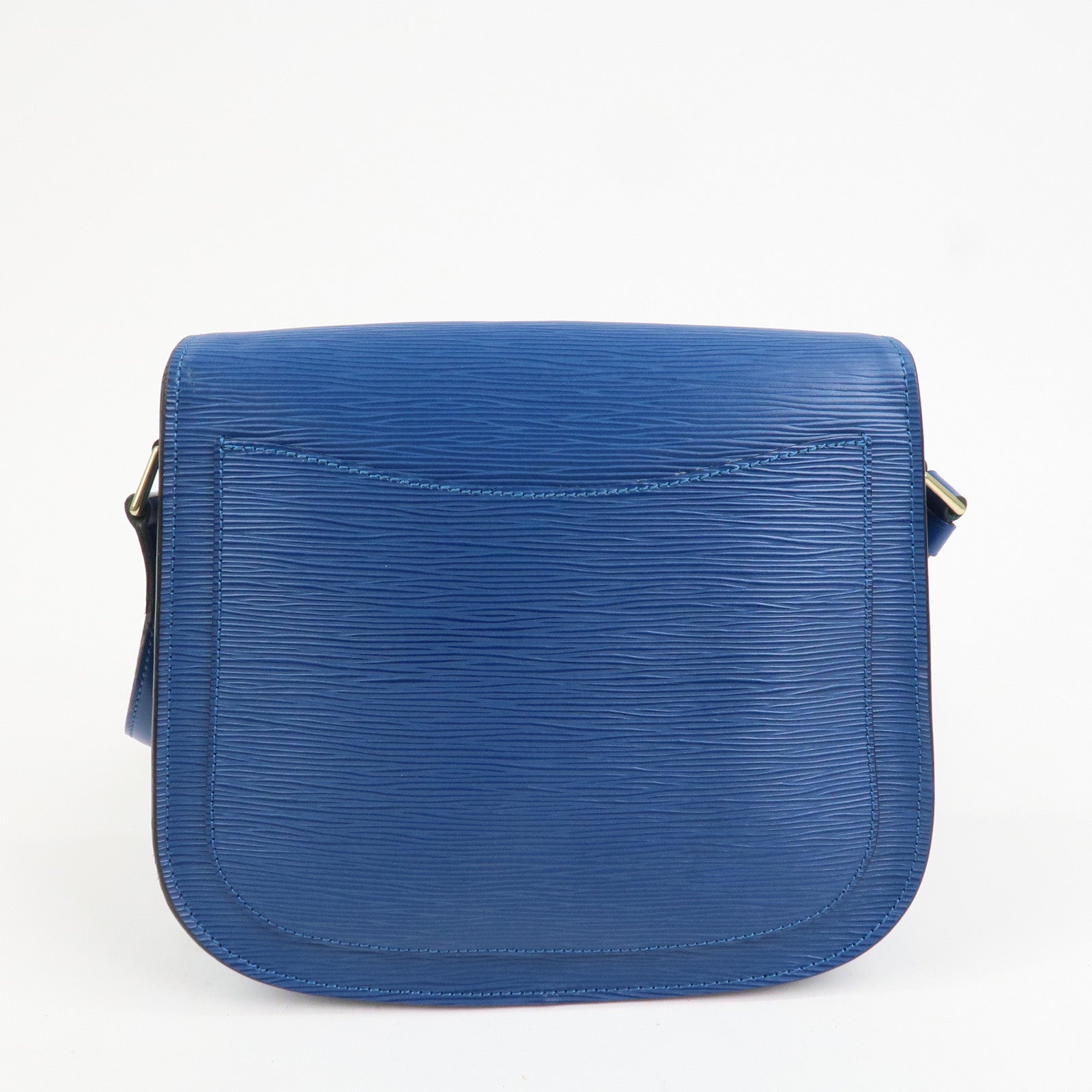 Louis Vuitton Epi Saint Cloud Shoulder Bag Toledo Blue M52195