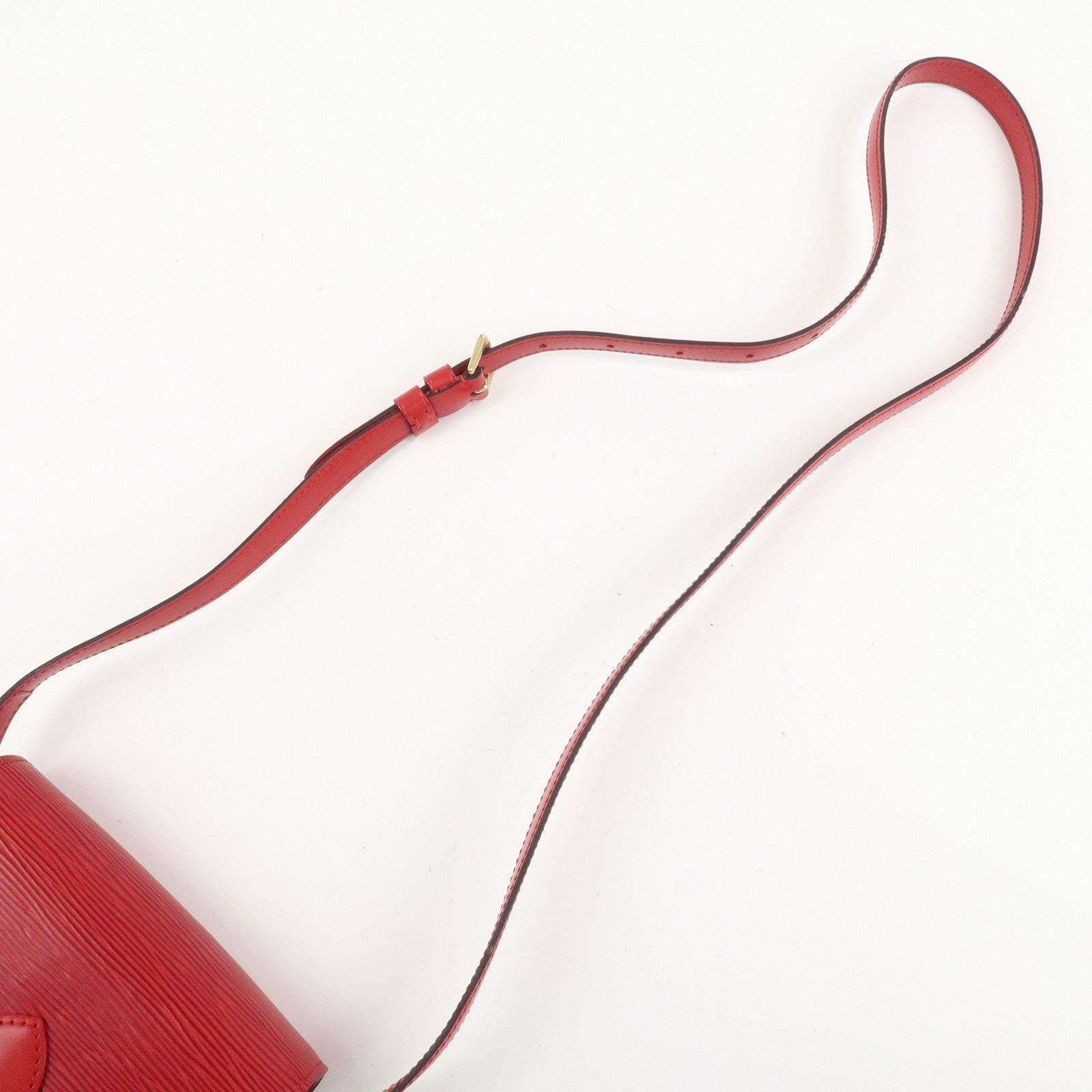 Louis Vuitton Epi Mini Saint Cloud Shoulder Bag Red M52217