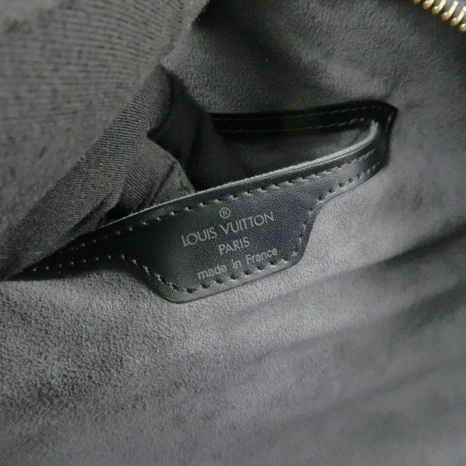 Louis Vuitton Epi Soufflot Hand Bag Shoulder Bag Noir Black M52862