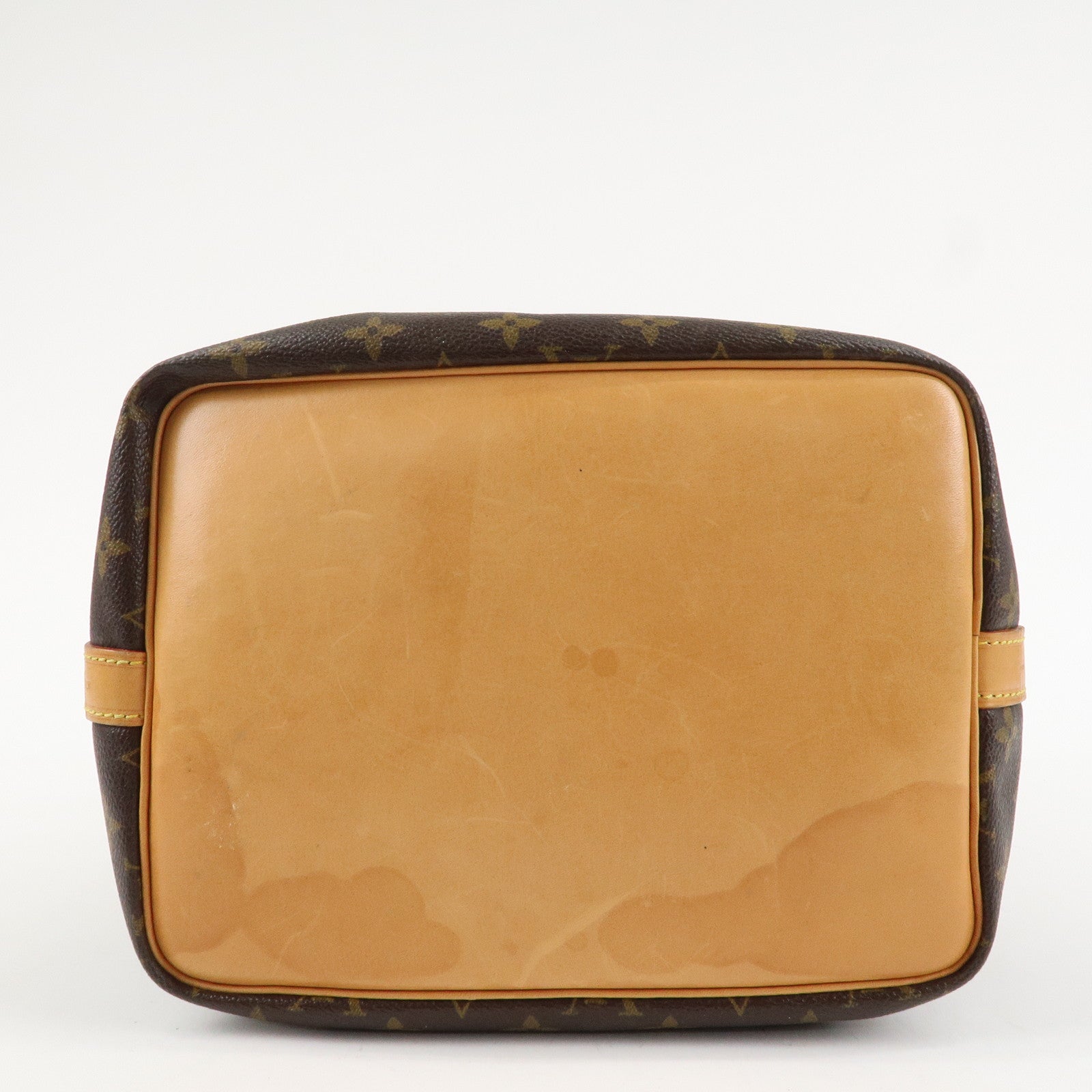 Louis Vuitton Monogram Canvas Petit Noe Shoulder Bag Brown M42226 Used