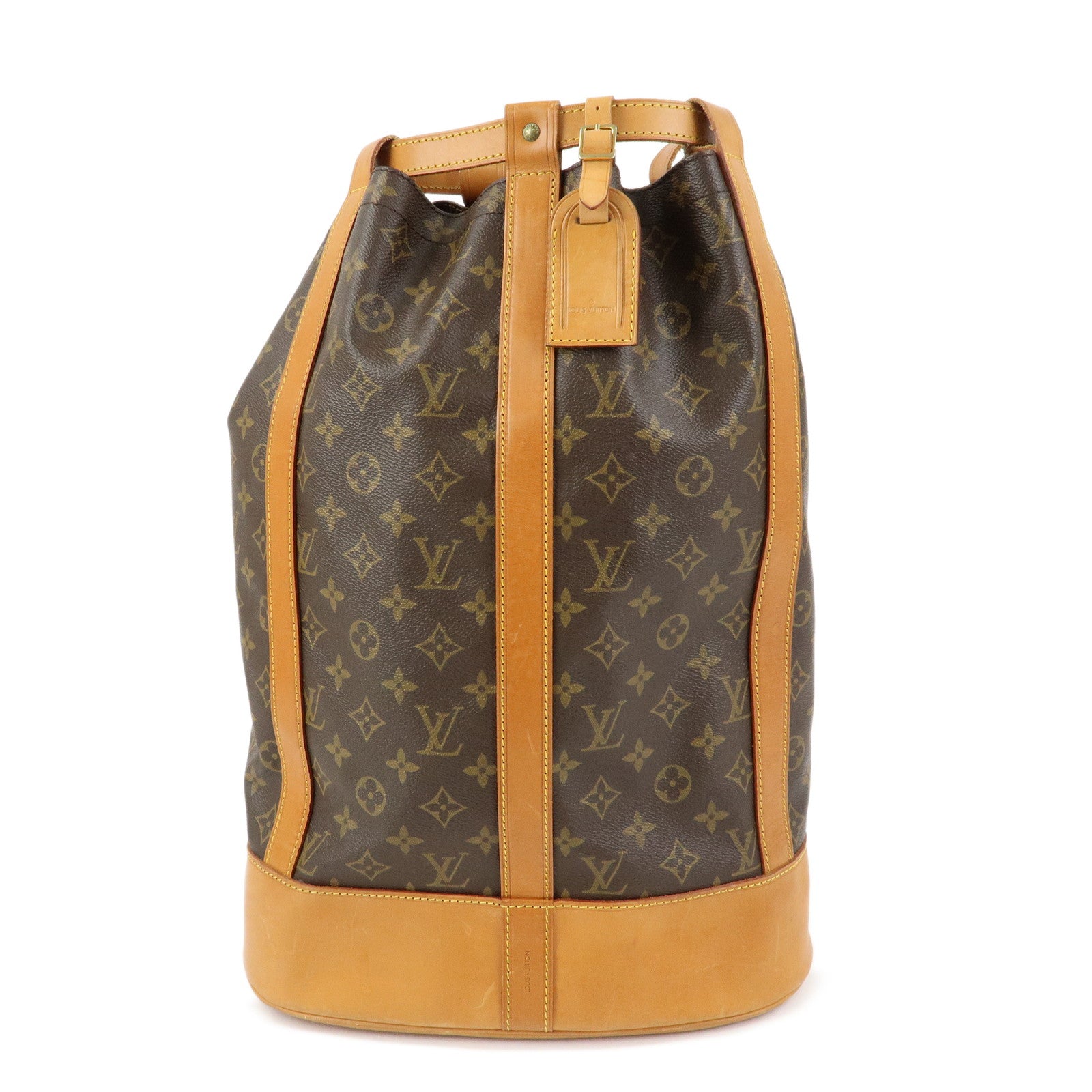Louis Vuitton Monogram Randonnee GM Shoulder Bag Brown M42244