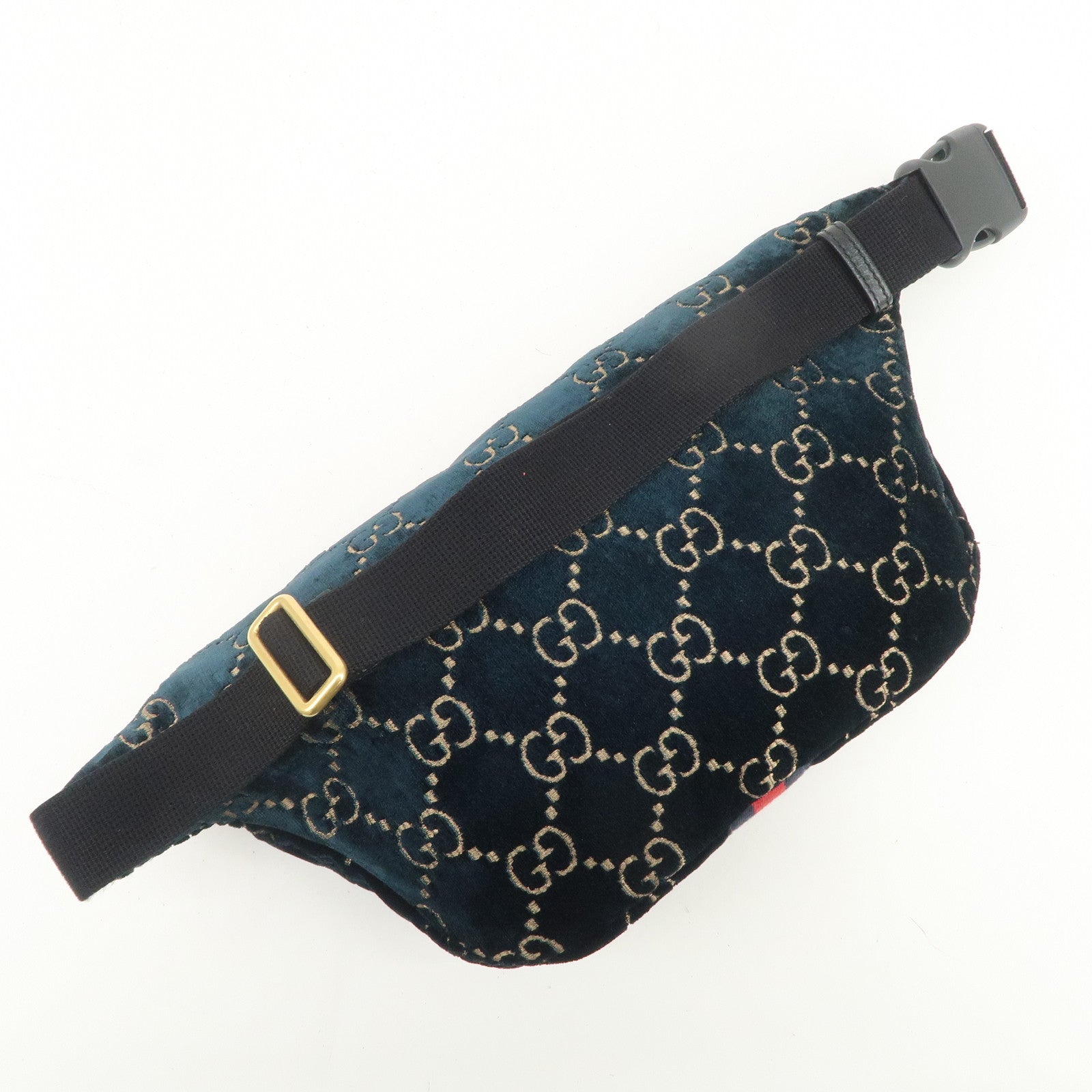 GUCCI Ophidia GG Velvet Leather Waist Bag Crossbody Bag 574968