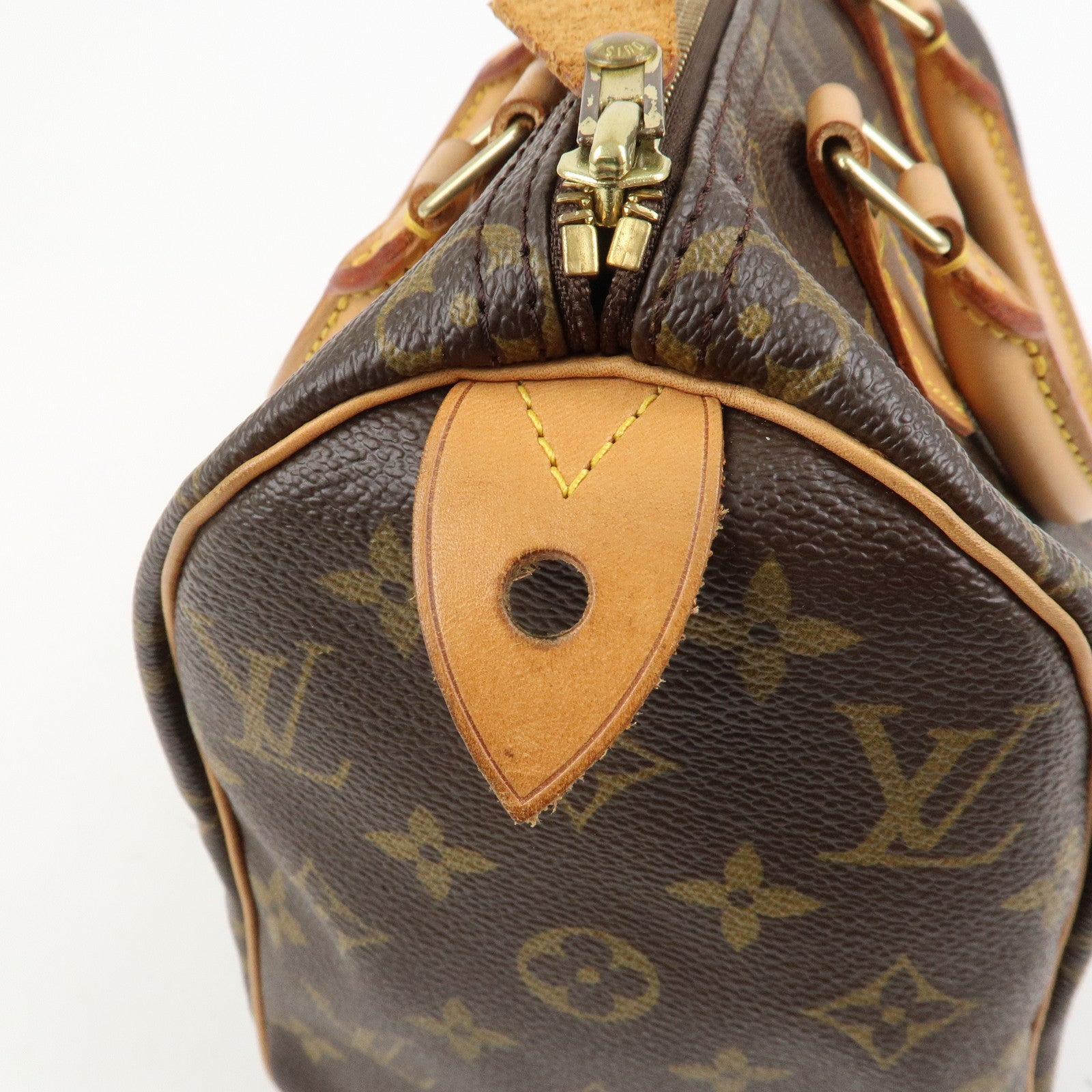 Louis Vuitton Monogram Speedy 25 Boston Bag Hand Bag Brown M41528