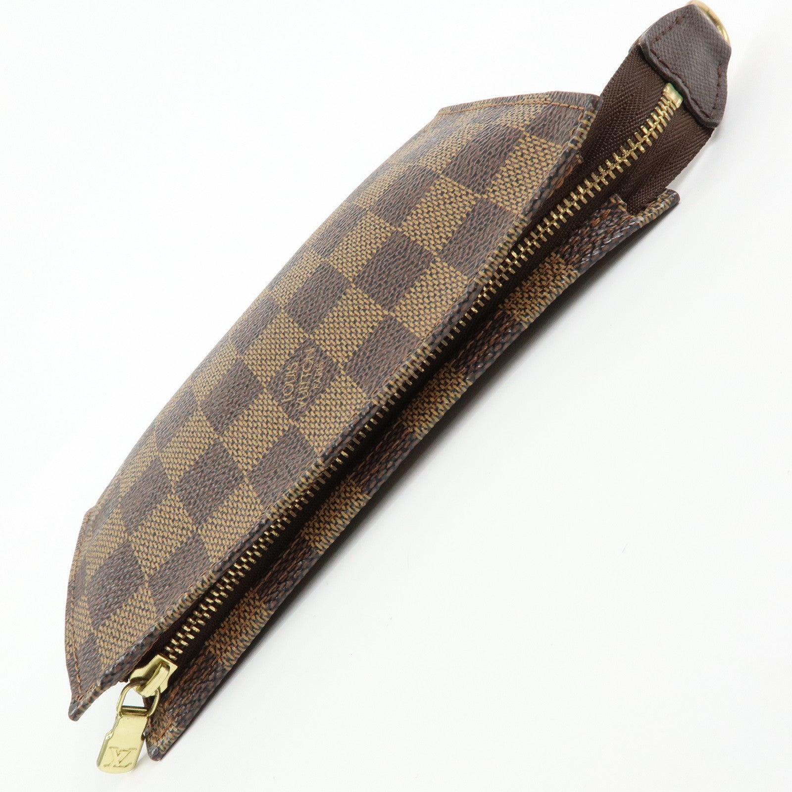 Louis Vuitton Damier Ebene Canvas Marais Bucket Pouch Cosmetic Case