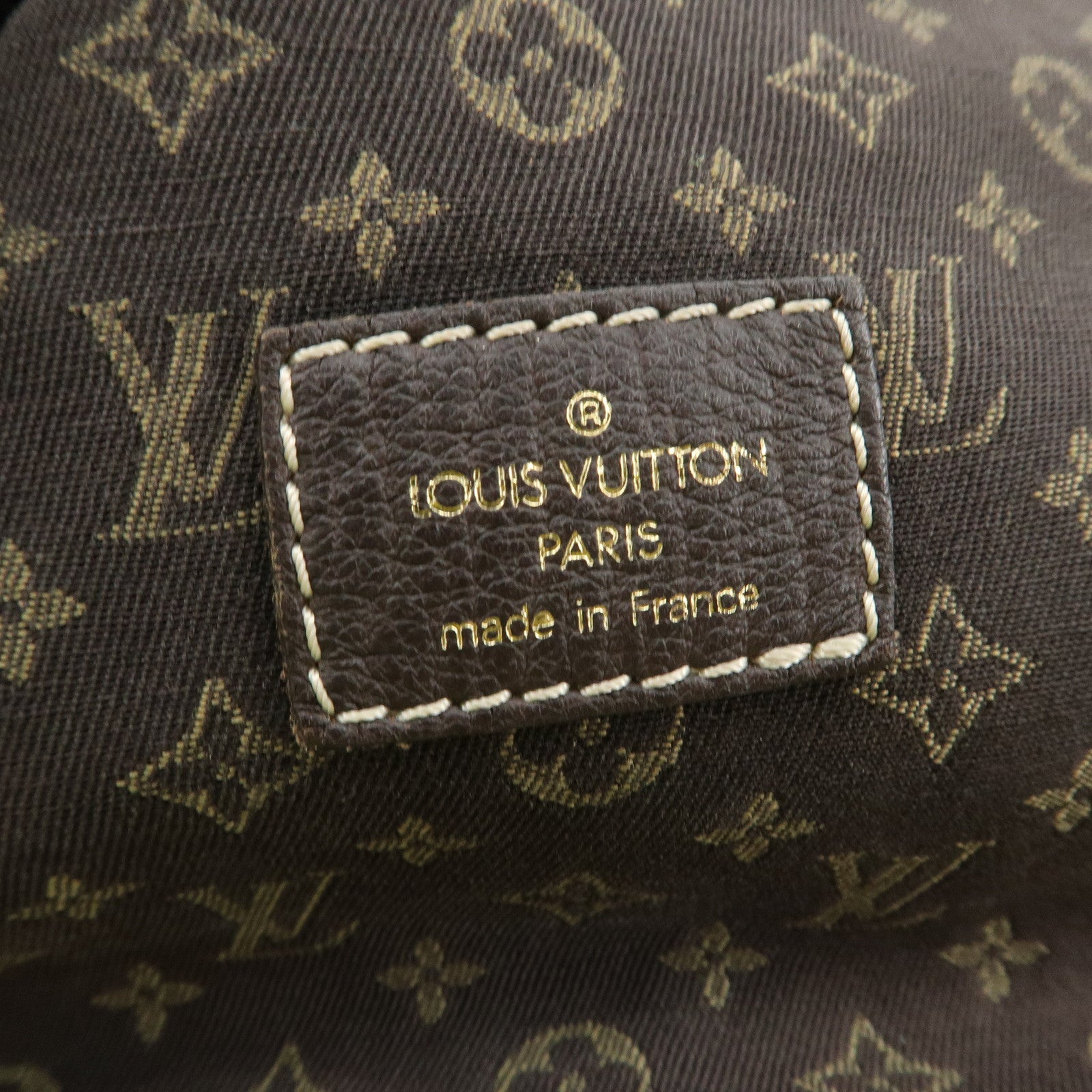 Louis Vuitton Monogram Mini Lin Saumur 30 Shoulder Bag Ebene M95227