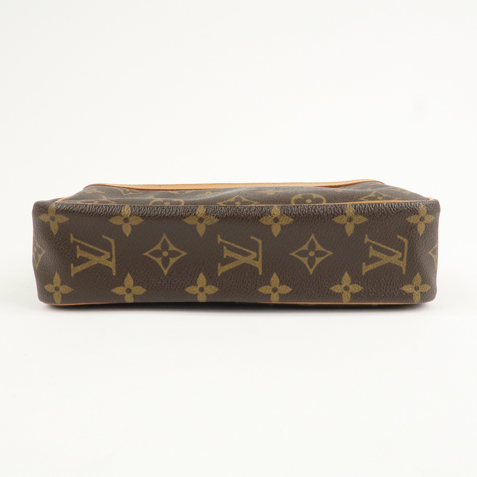 Louis Vuitton Monogram Compiegne 28 Pouch Clutch Bag Brown M51845