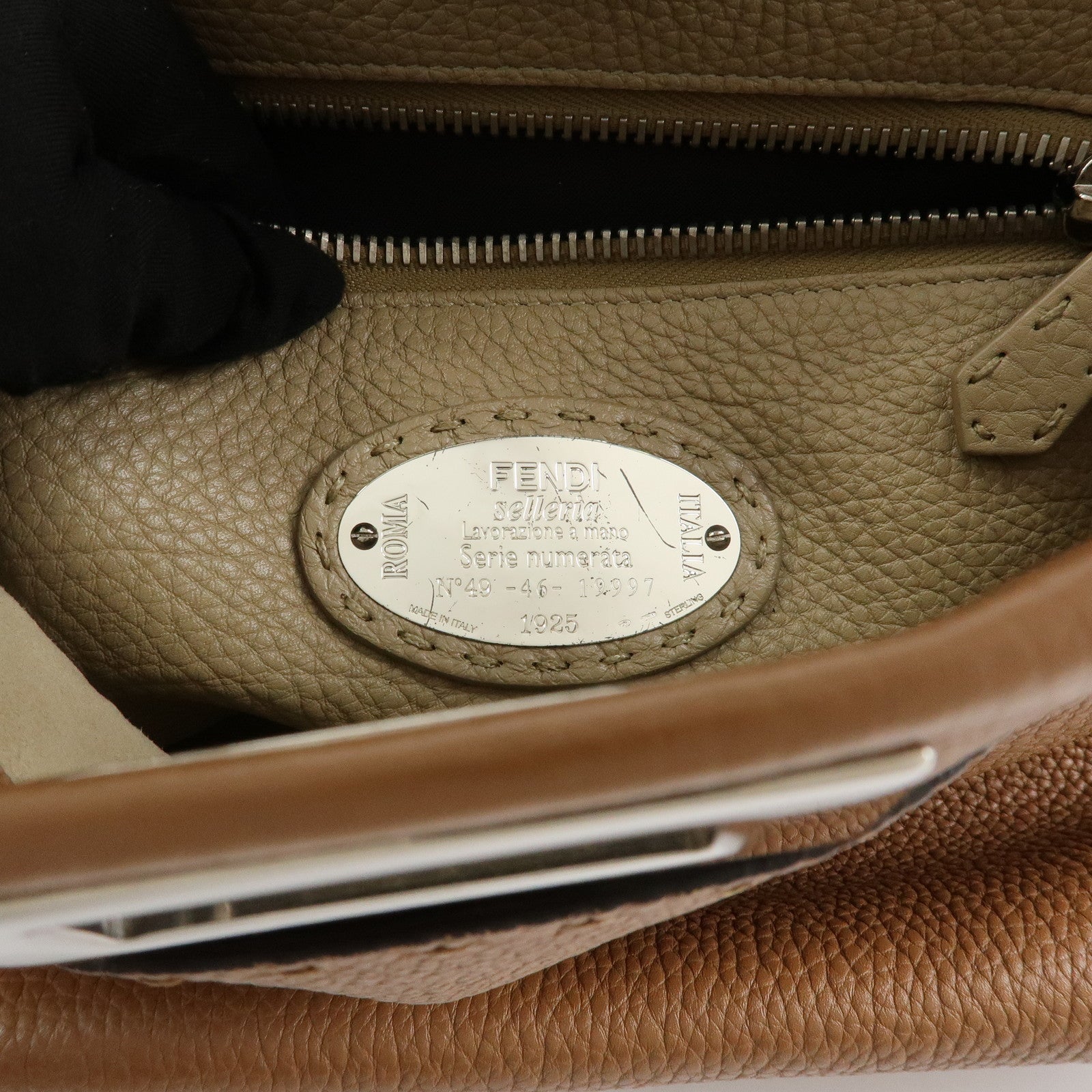 FENDI Peekaboo Celleria 2Way Bag Hand Bag Shoulder Bag 8BN290