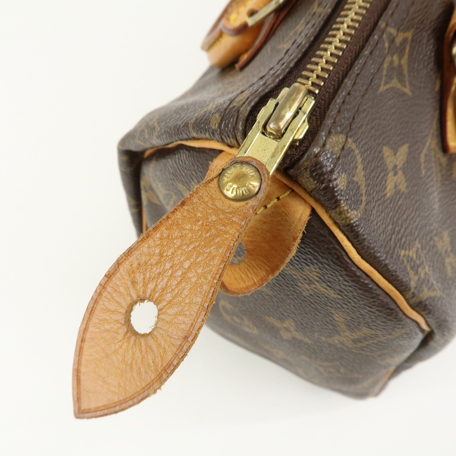 Louis Vuitton Monogram Speedy 25 Boston Bag Hand Bag Brown M41528