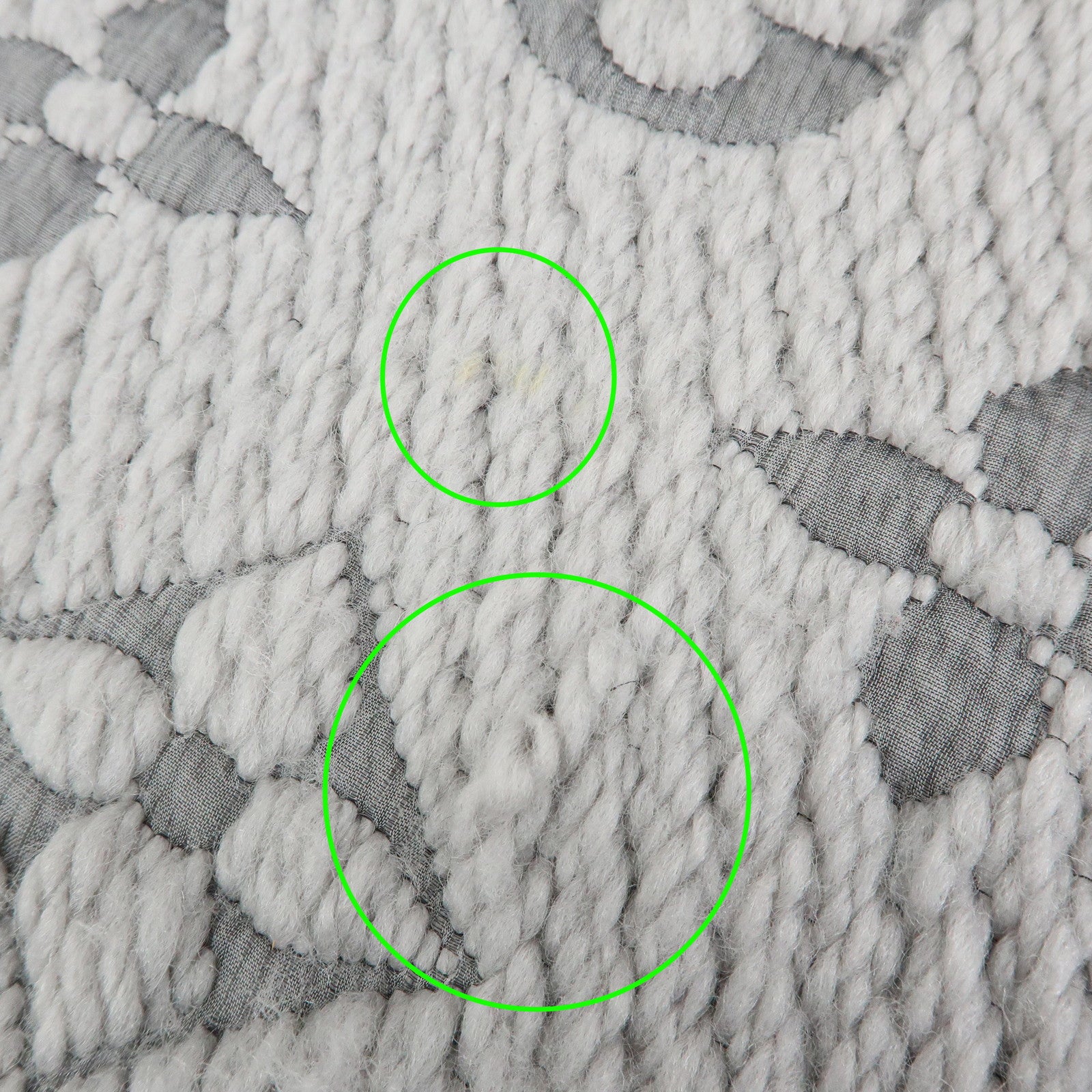 Louis Vuitton Monogram Escharp Logomania Scarf Gris Perle M74742