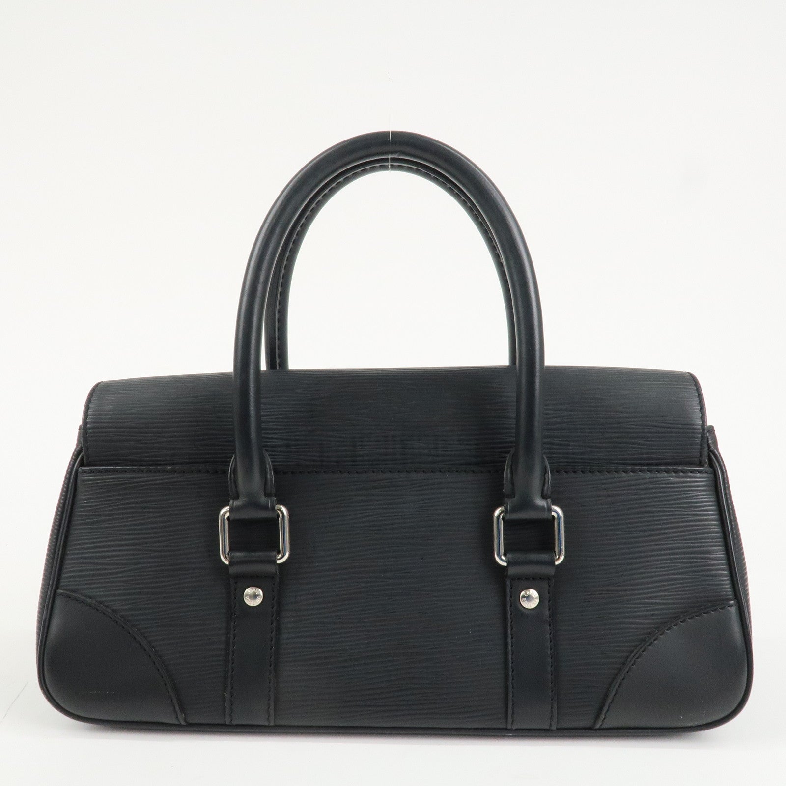 Louis Vuitton Epi Segur PM Hand Bag Noir Black M58822 Used