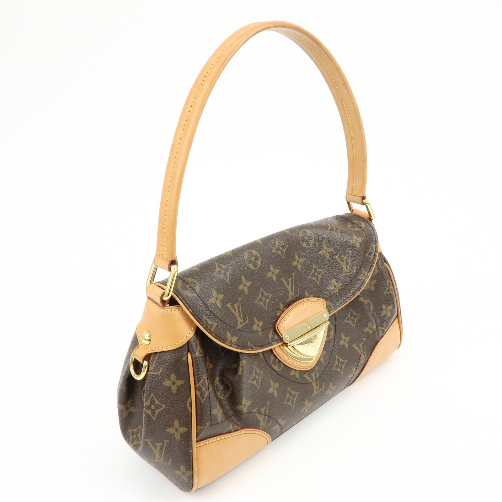 Louis Vuitton Monogram Beverly MM Shoulder Bag Brown M40121