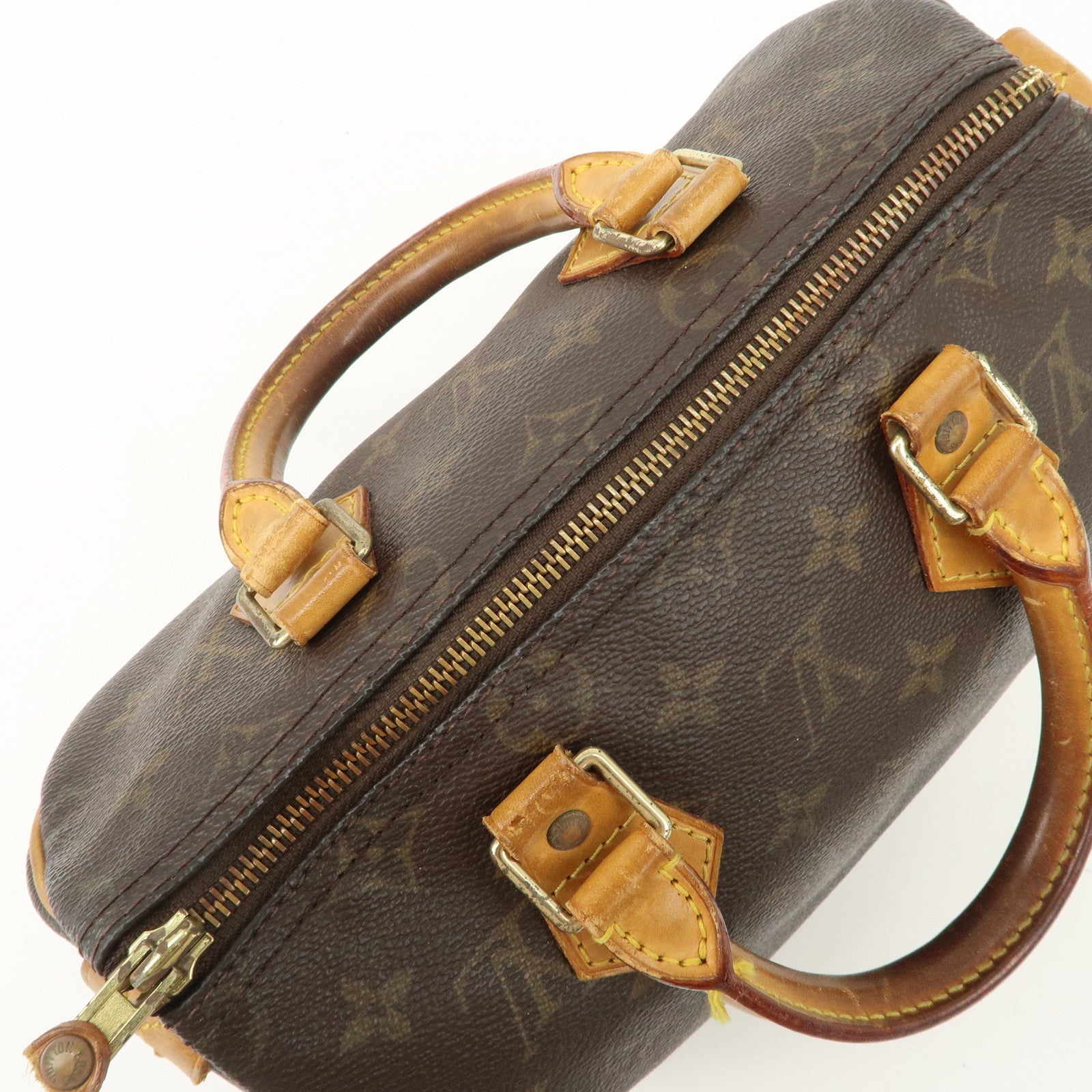 Louis Vuitton Monogram Speedy 25 Hand Bag Boston Bag M41528 Used