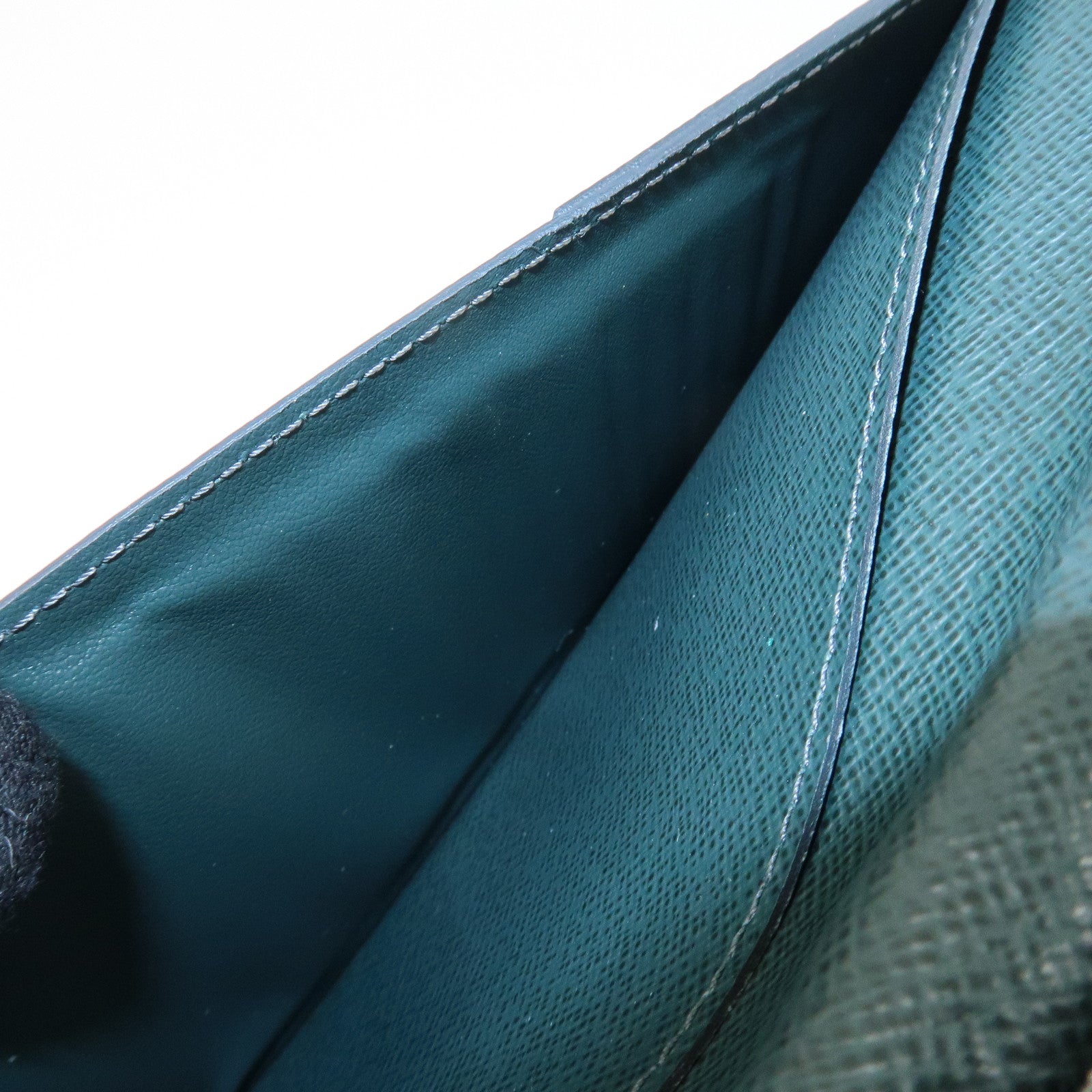Louis Vuitton Epi Leather Long Wallet Dark Green Used