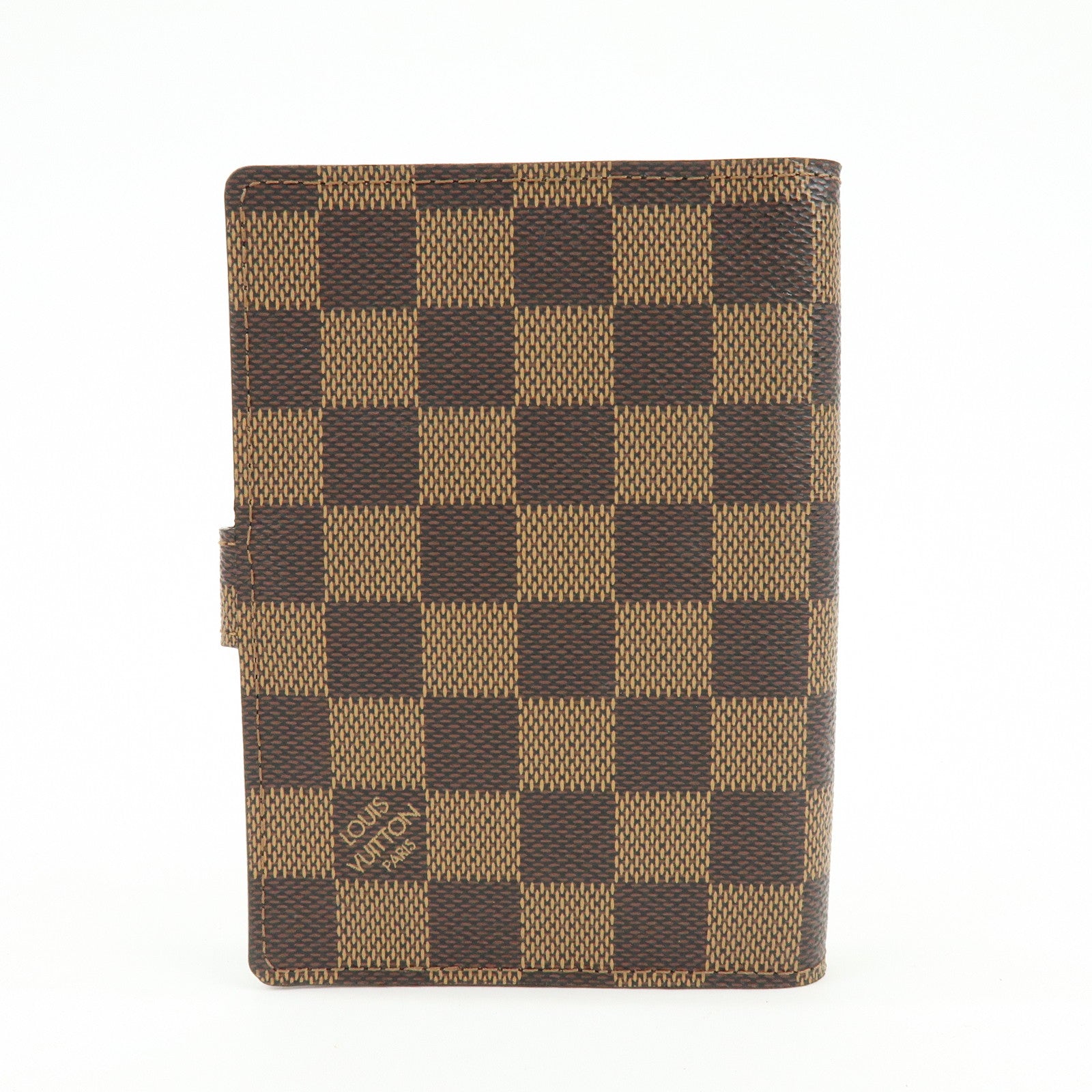 Louis Vuitton Damier Ebene Agenda PM Planner Cover Brown R20700