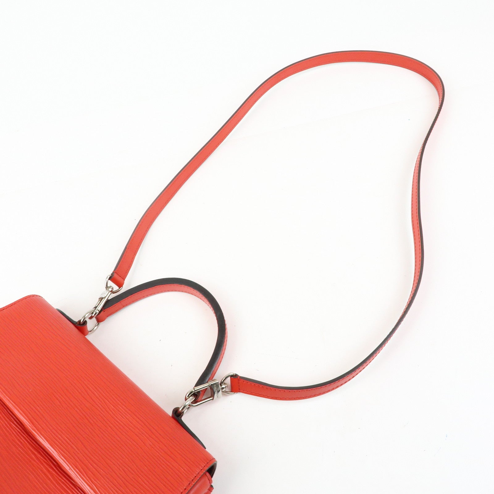 Louis Vuitton Epi Cluny BB Hand Bag Shoulder Bag Coquelicot M41337