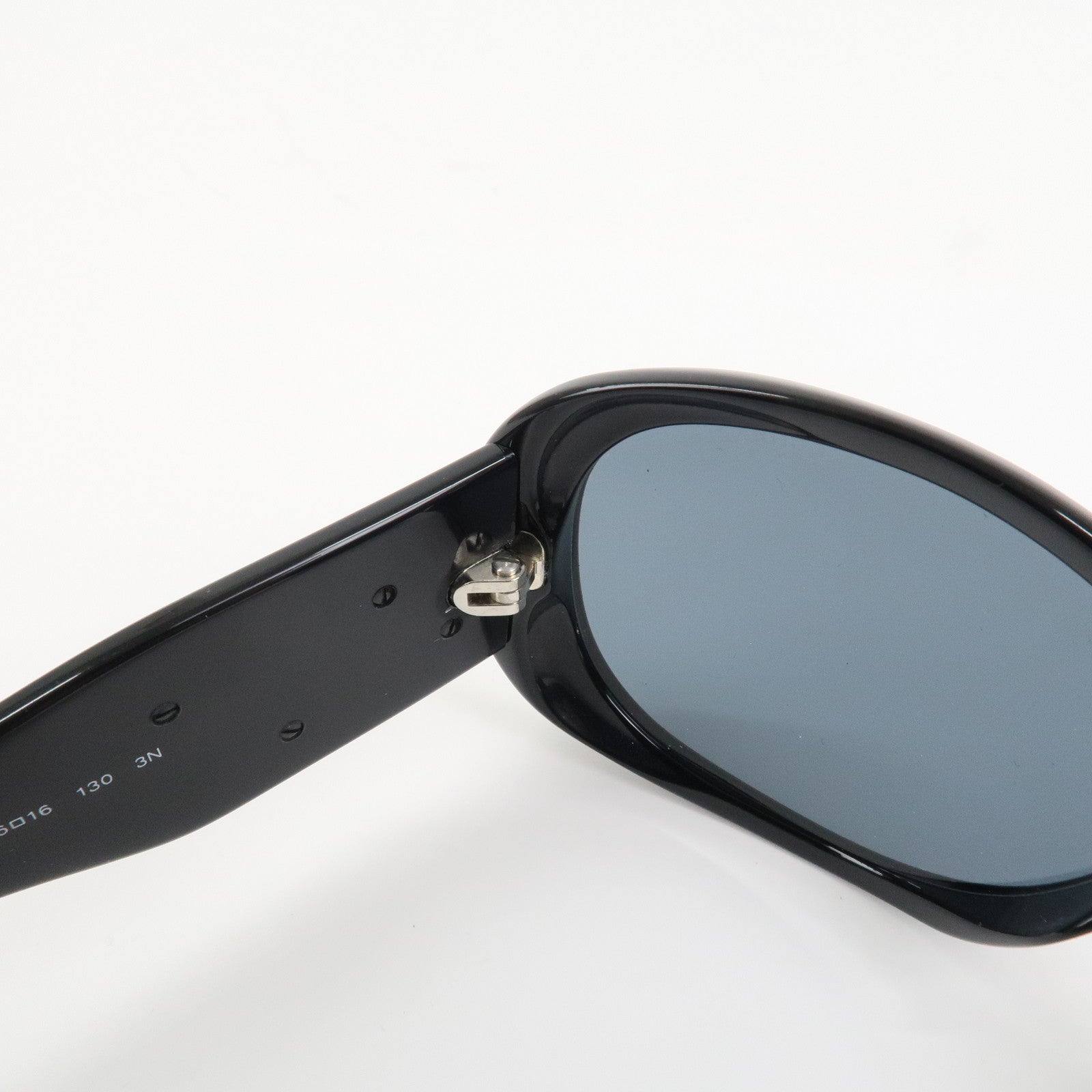 CHANEL Camelia COCO Mark Sunglasses c.501/87 56□16 130 3N Black 5113-A