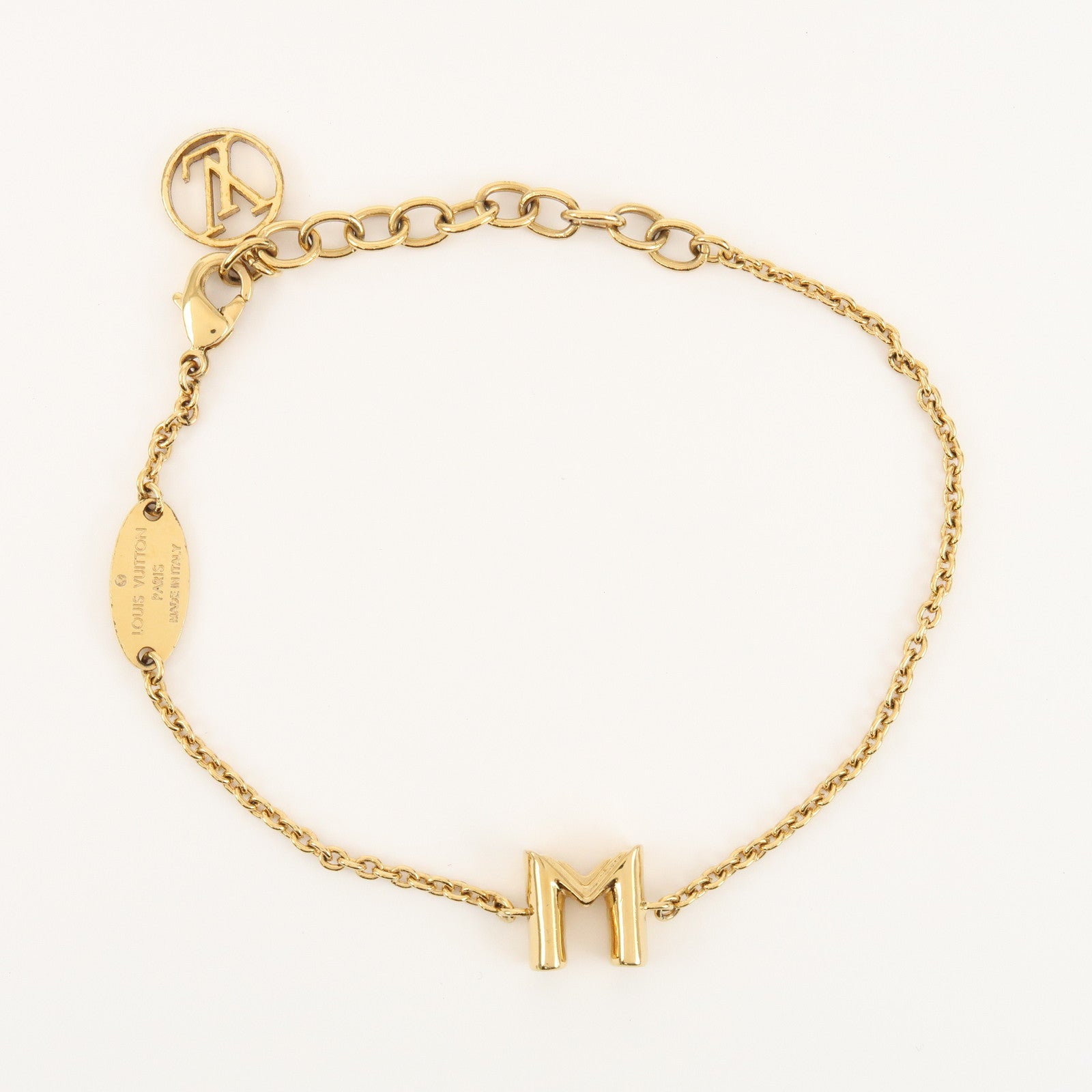 Louis Vuitton LV&ME M Metal Bracelet Gold M67170