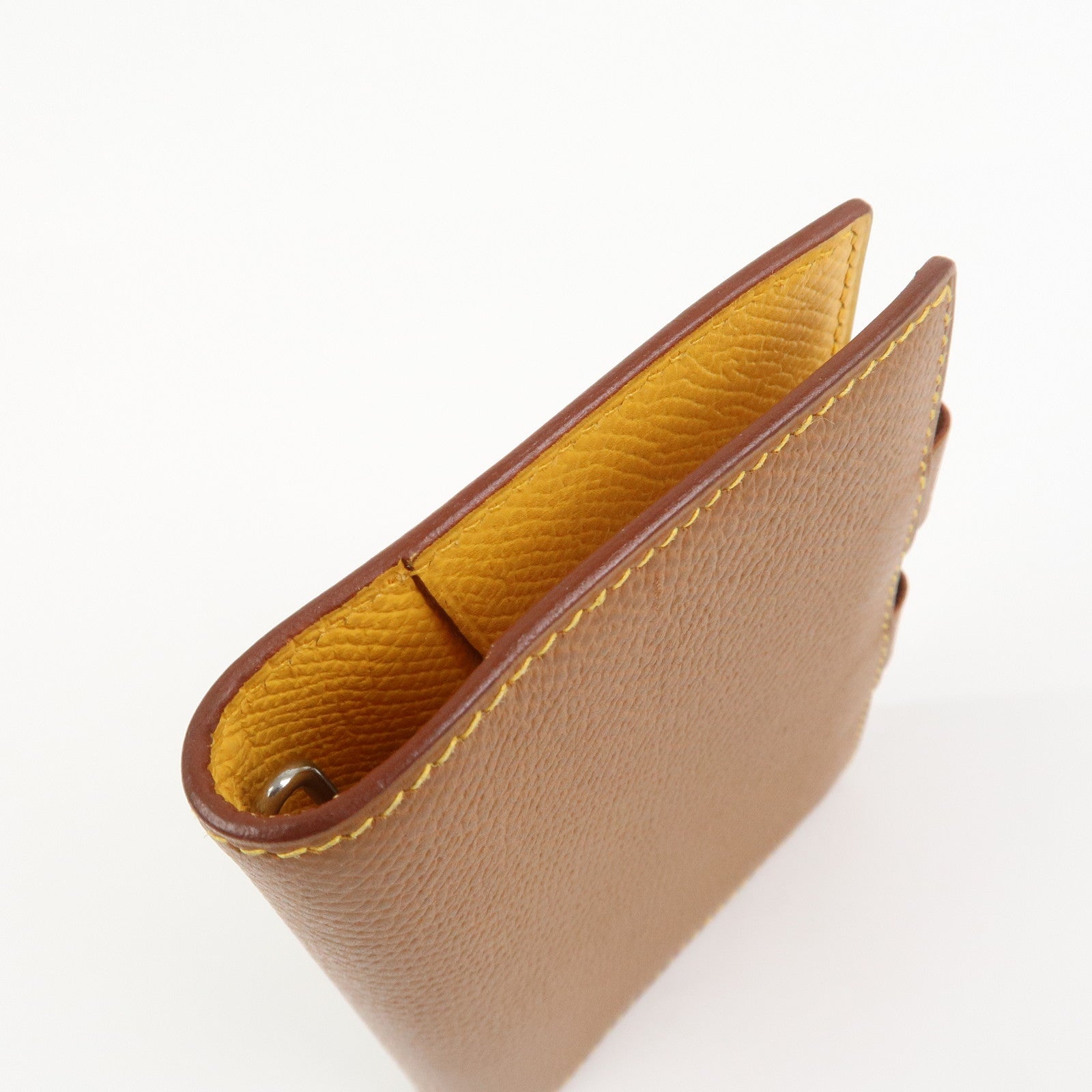 HERMES Agenda PM Leather Planner Cover □B Stamped Gold