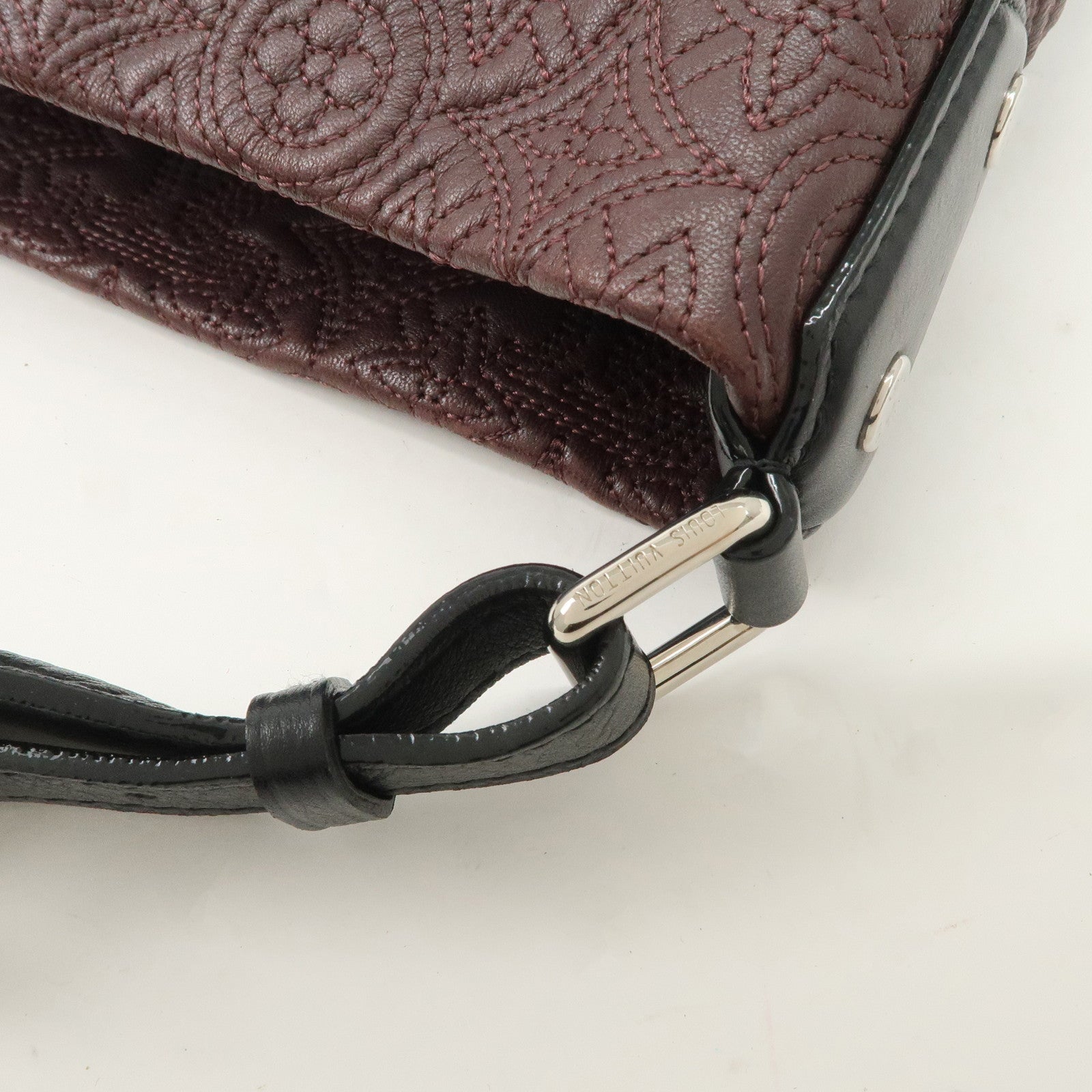 Louis Vuitton Monogram Antia Hobo PM Shoulder Bag Bordeaux M93834 Used