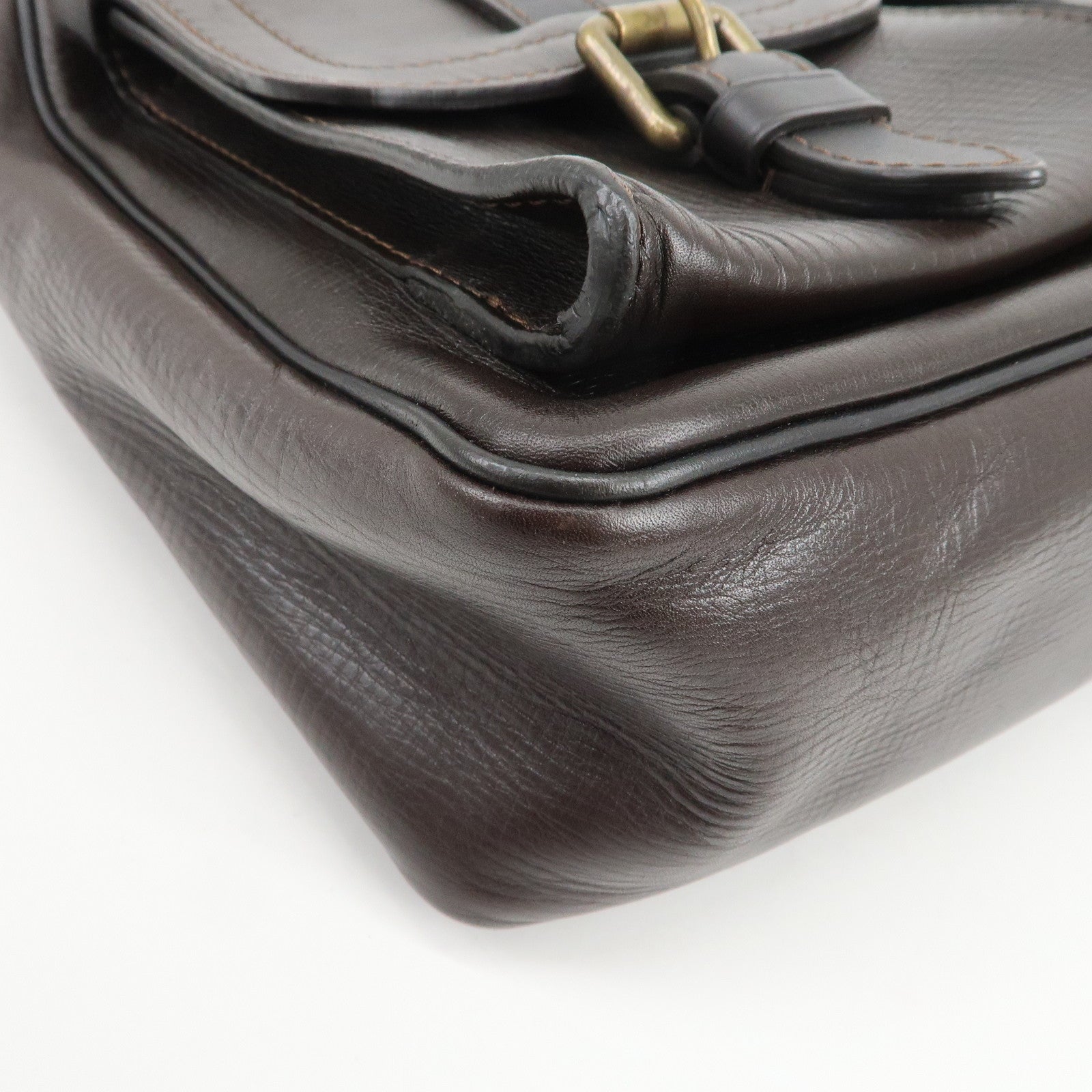 Louis Vuitton Utah Wichita Calf Leather Messenger Bag Cafe M92990