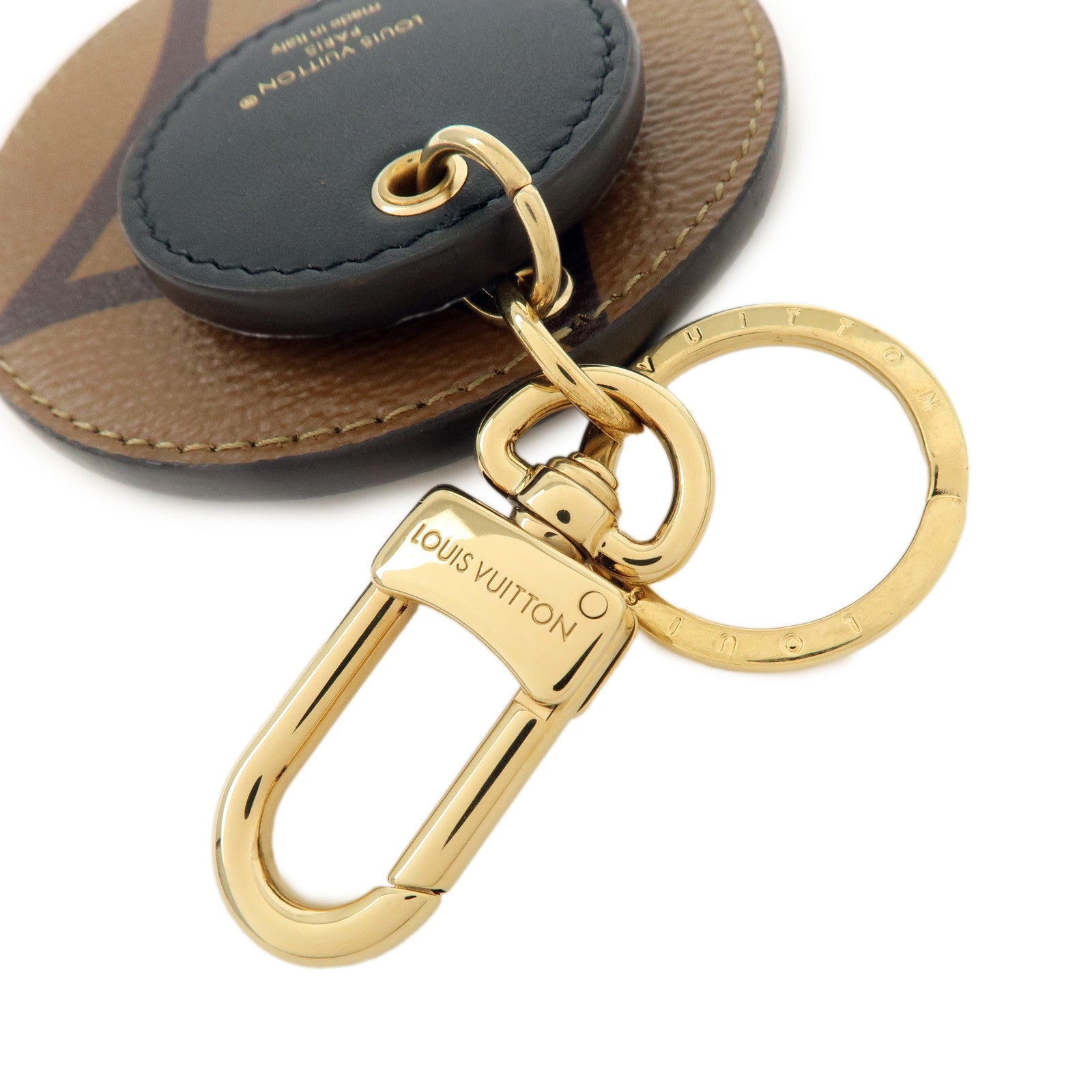 Louis Vuitton Monogram Porte Cles Illustre Charm Brown M69317 Used