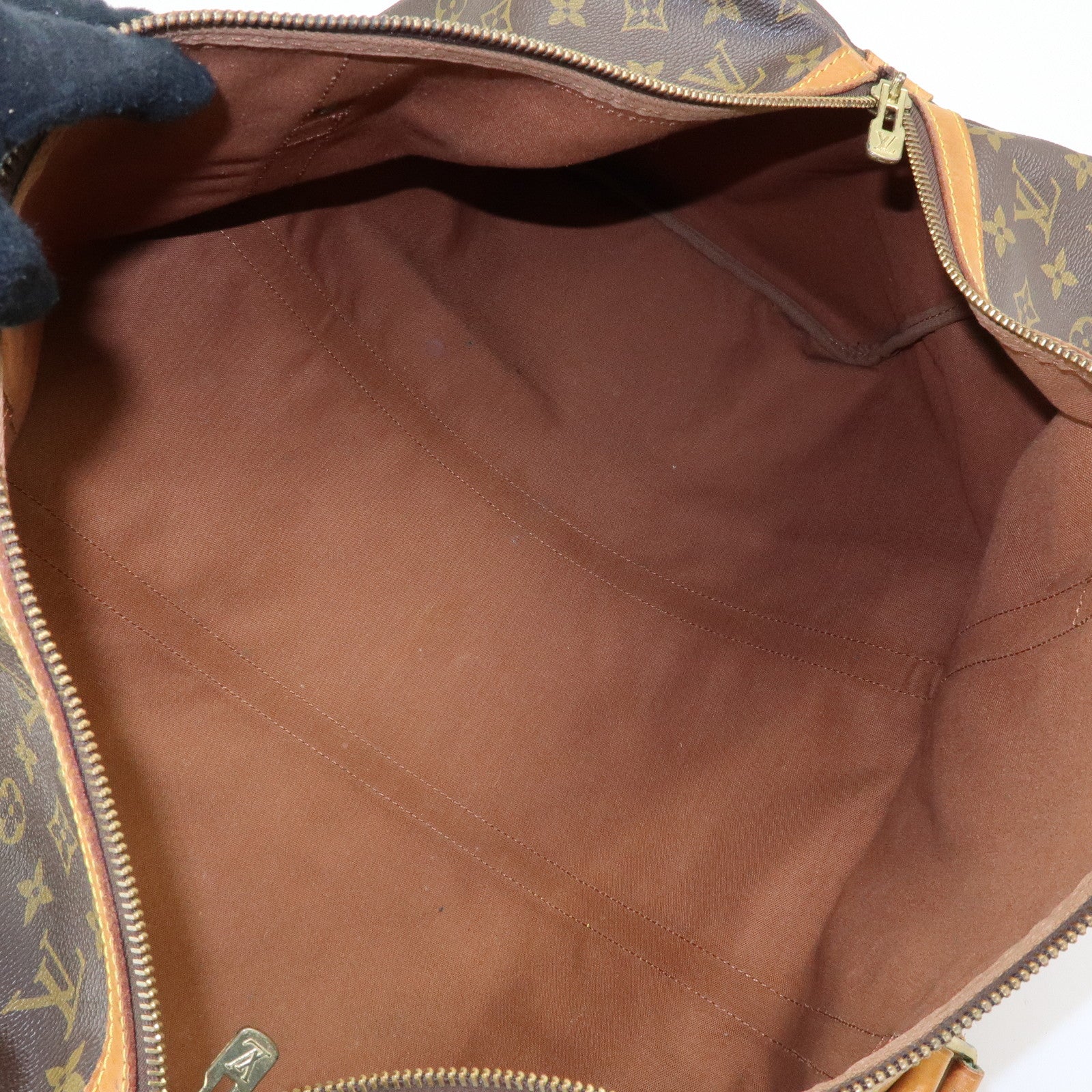 Louis Vuitton Monogram Sac Souple 55 Boston Bag Brown M41622