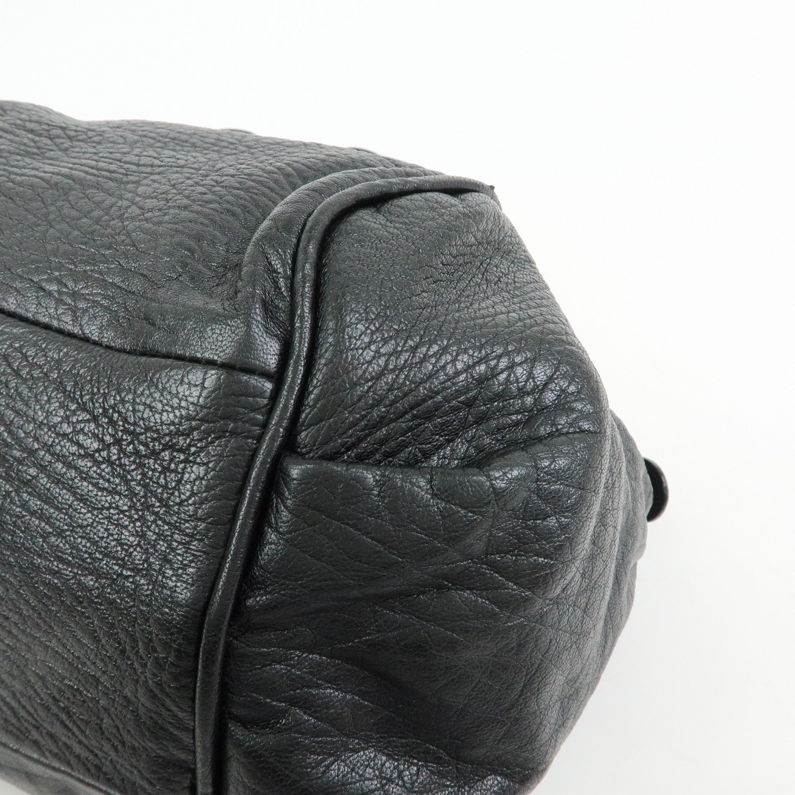 Chloe Etel Leather 2Way Bag Hand Bag Shoulder Bag Black