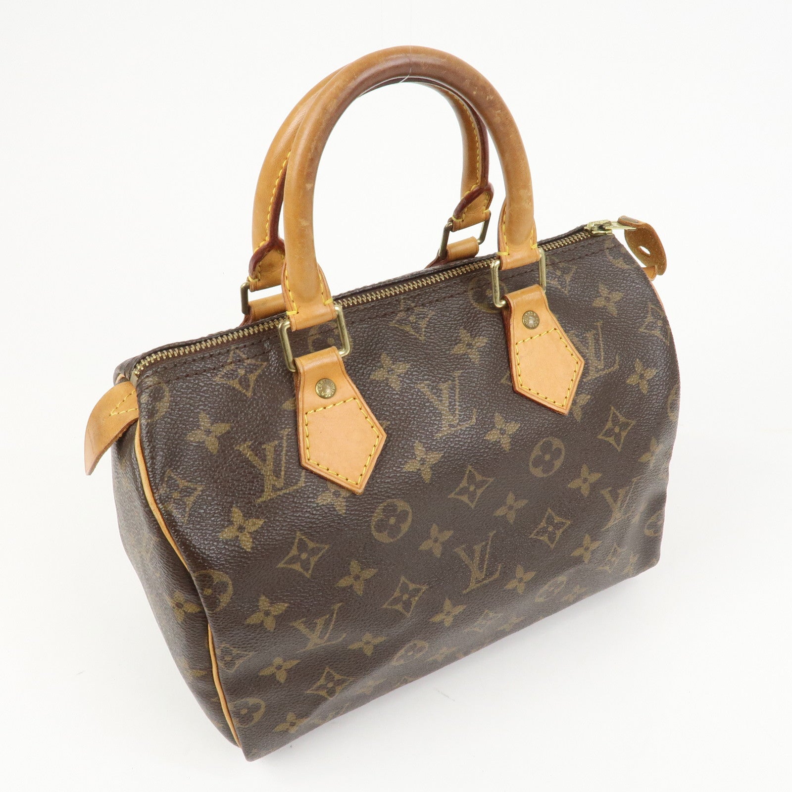 Louis Vuitton Monogram Speedy 25 Boston Bag Hand Bag Brown M41528