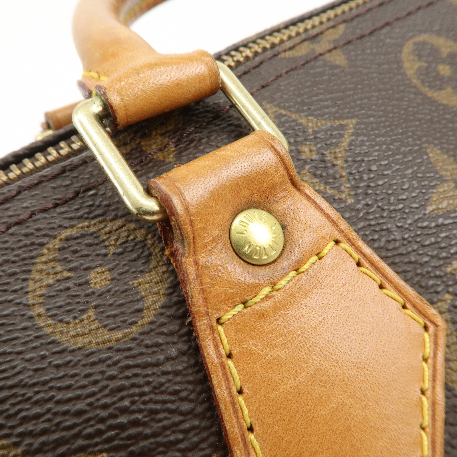 Louis Vuitton Monogram Speedy 30 Boston Bag Hand Bag Brown M41526