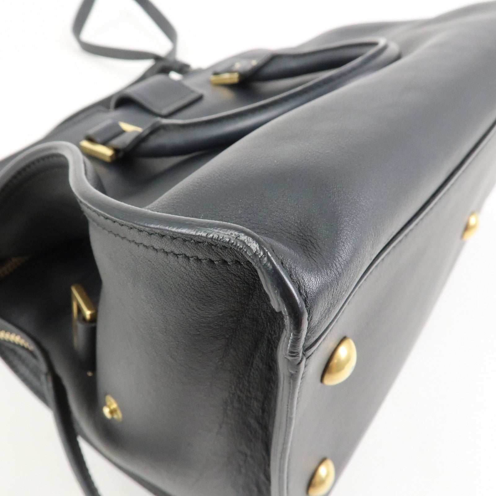 SAINT LAURENT PARIS Petit Cabas Y-Line 2Way Bag Hand Bag 311210