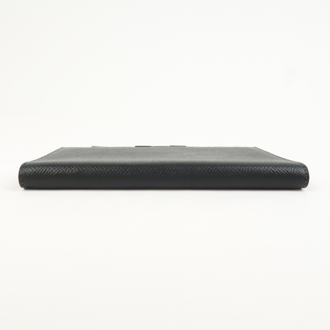HERMES Epsom Leather Vision Agenda Planner Cover □B Stamped Black